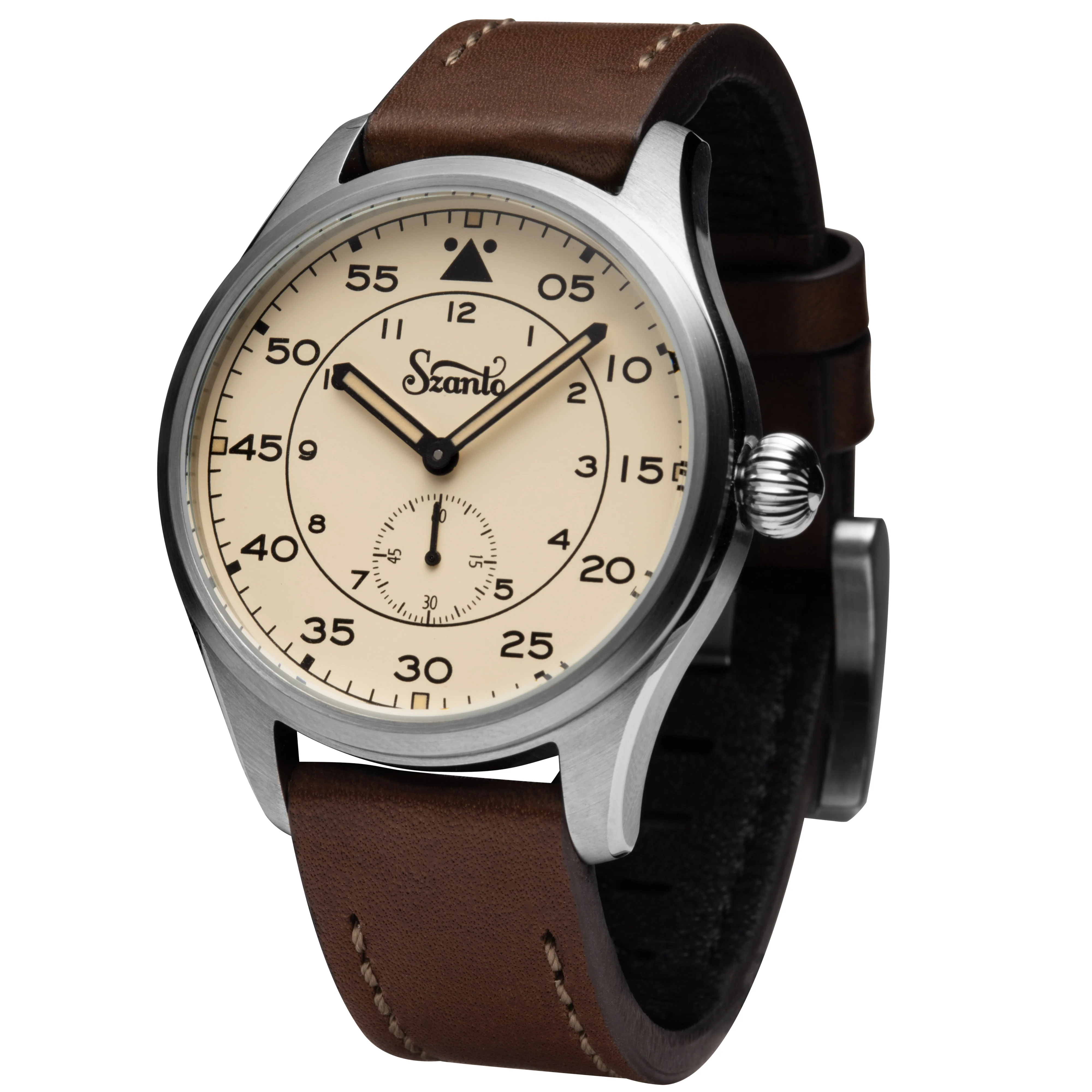 Heritage Aviator 2750 Series SS/Ivory/Brown | Creme Dial - Image 4