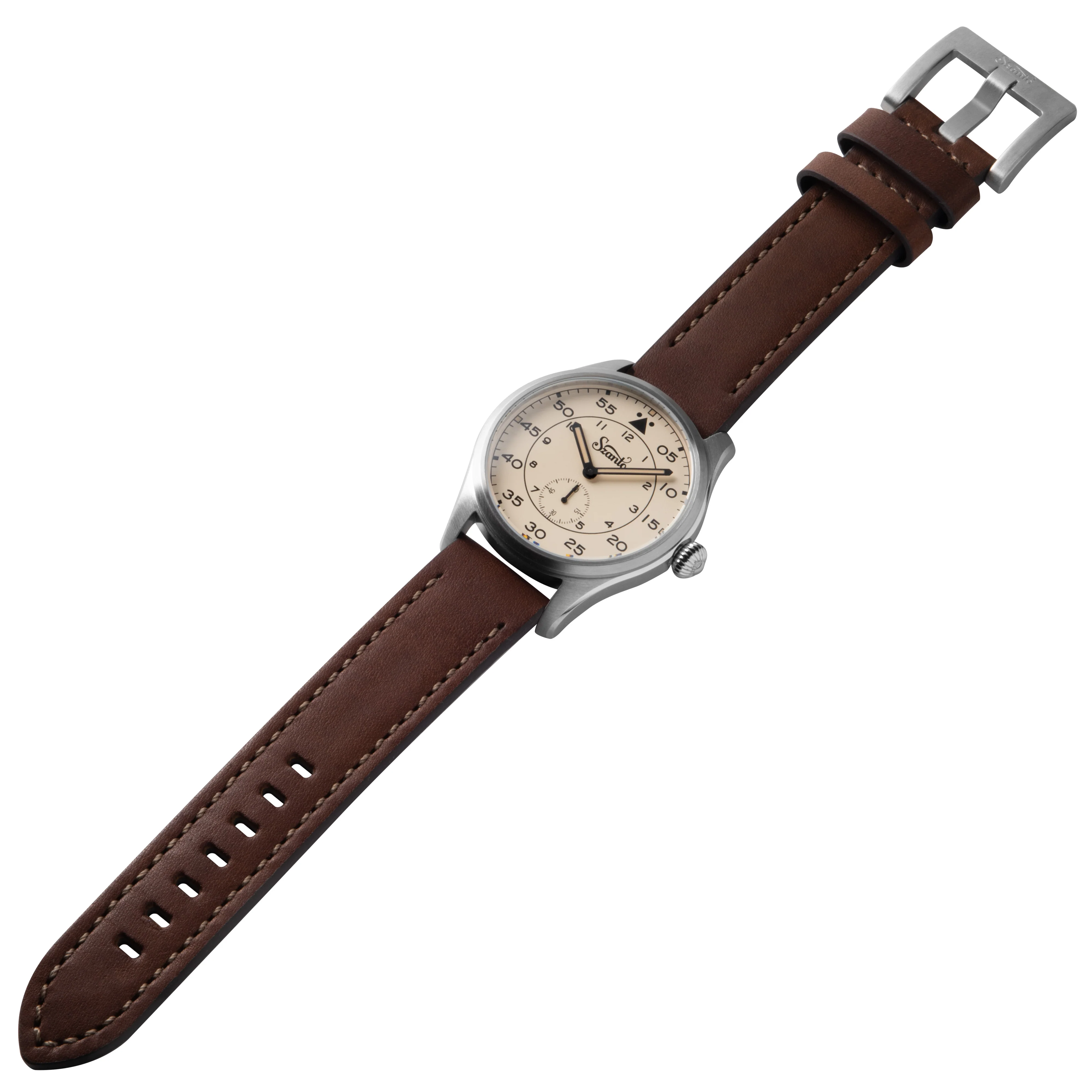 Heritage Aviator 2750 Series SS/Ivory/Brown | Creme Dial - Image 5