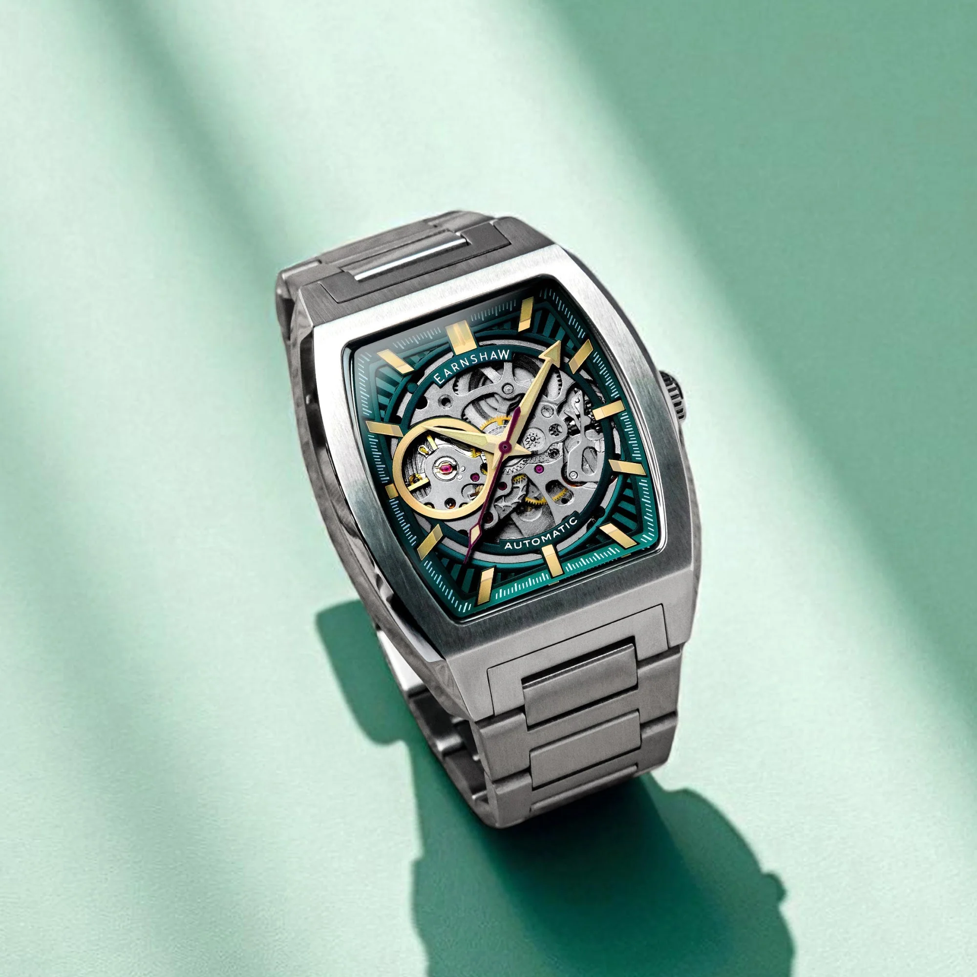 Heritage Wellington Skeleton Automatic Blue / Stainless Steel | Blue Dial - Image 3