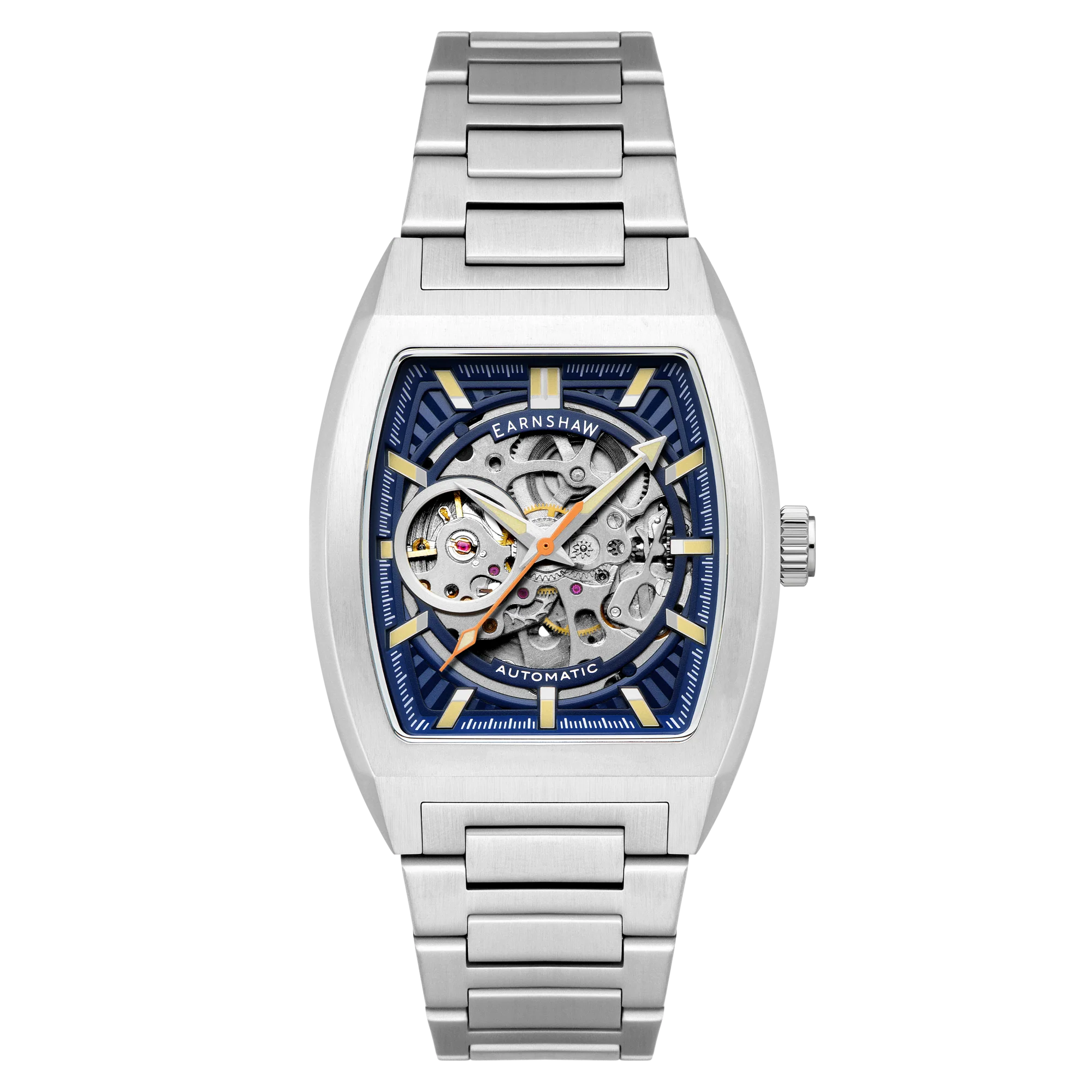 Heritage Wellington Skeleton Automatic Blue / Stainless Steel Blue Dial