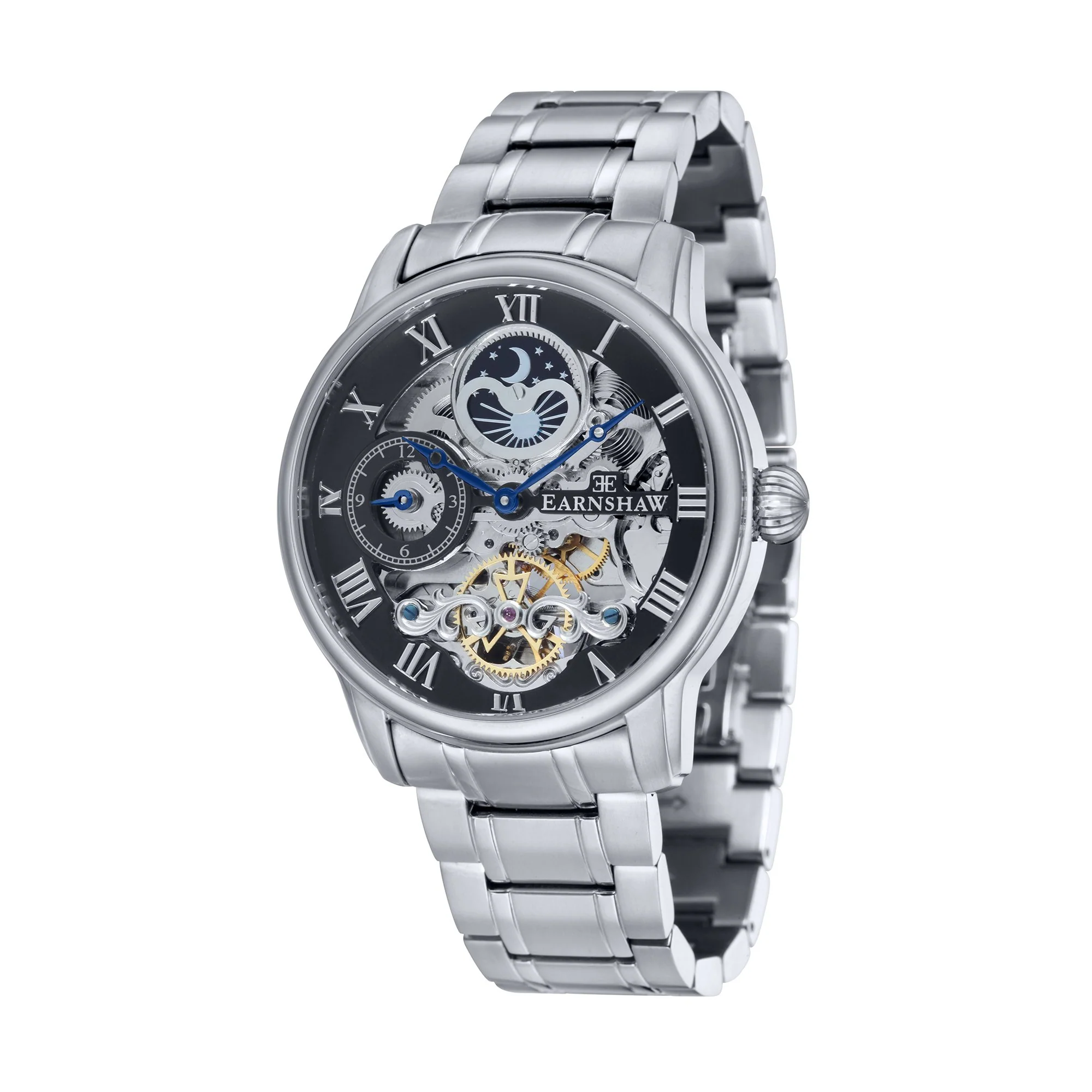 Longitude Automatic Skeleton Watch Grey & Stainless Steel / Solid bracelet Gray Dial - Image 10
