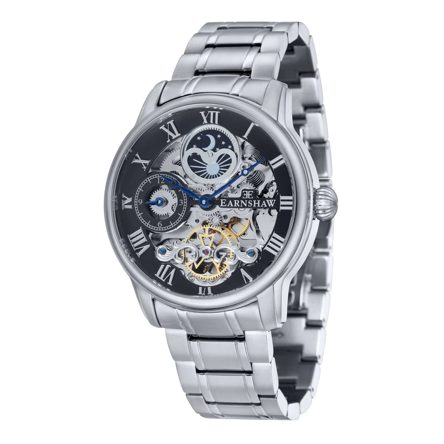 Longitude Automatic Skeleton Watch Grey & Stainless Steel / Solid bracelet Gray Dial - Image 5