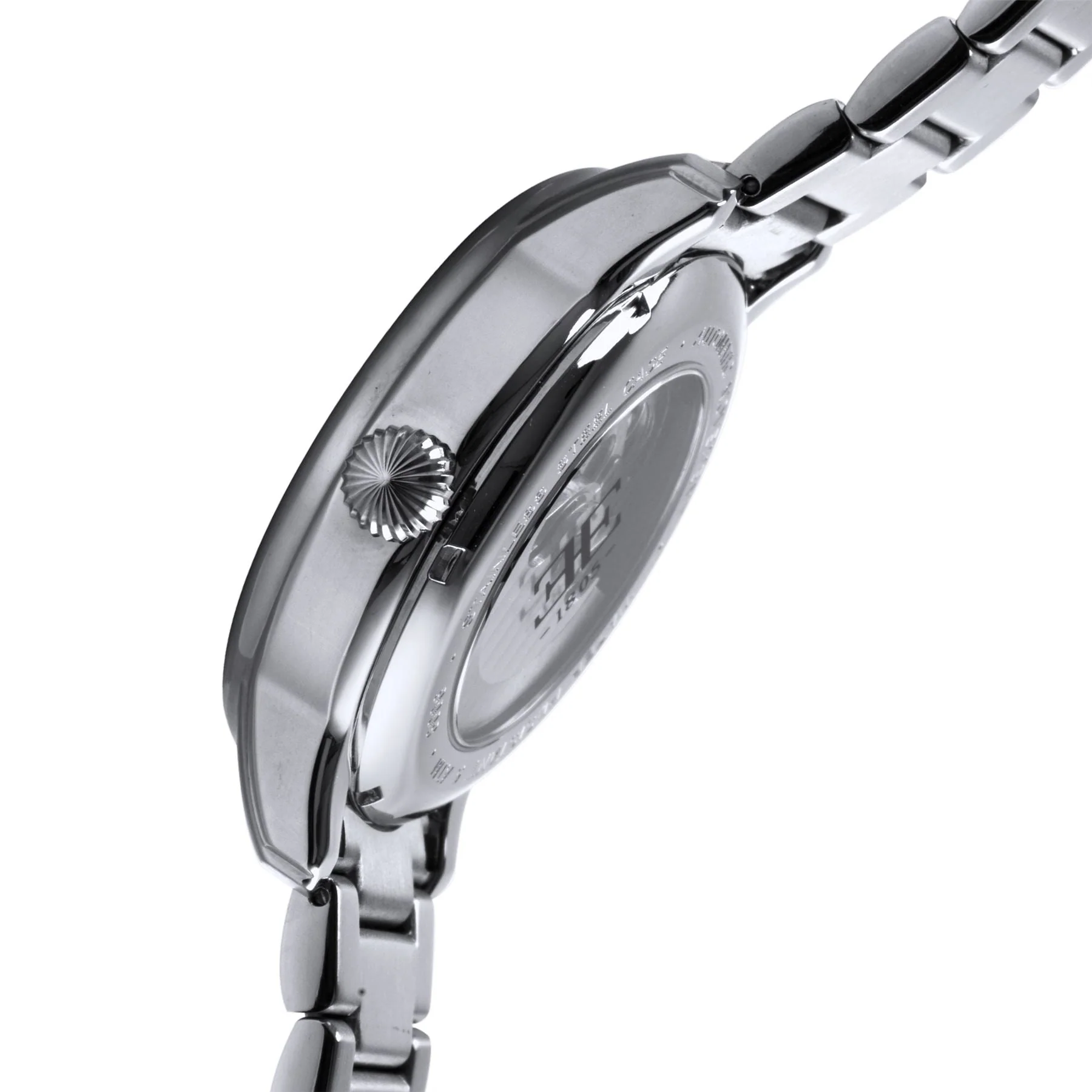 Longitude Automatic Skeleton Watch Grey & Stainless Steel / Solid bracelet Gray Dial - Image 7