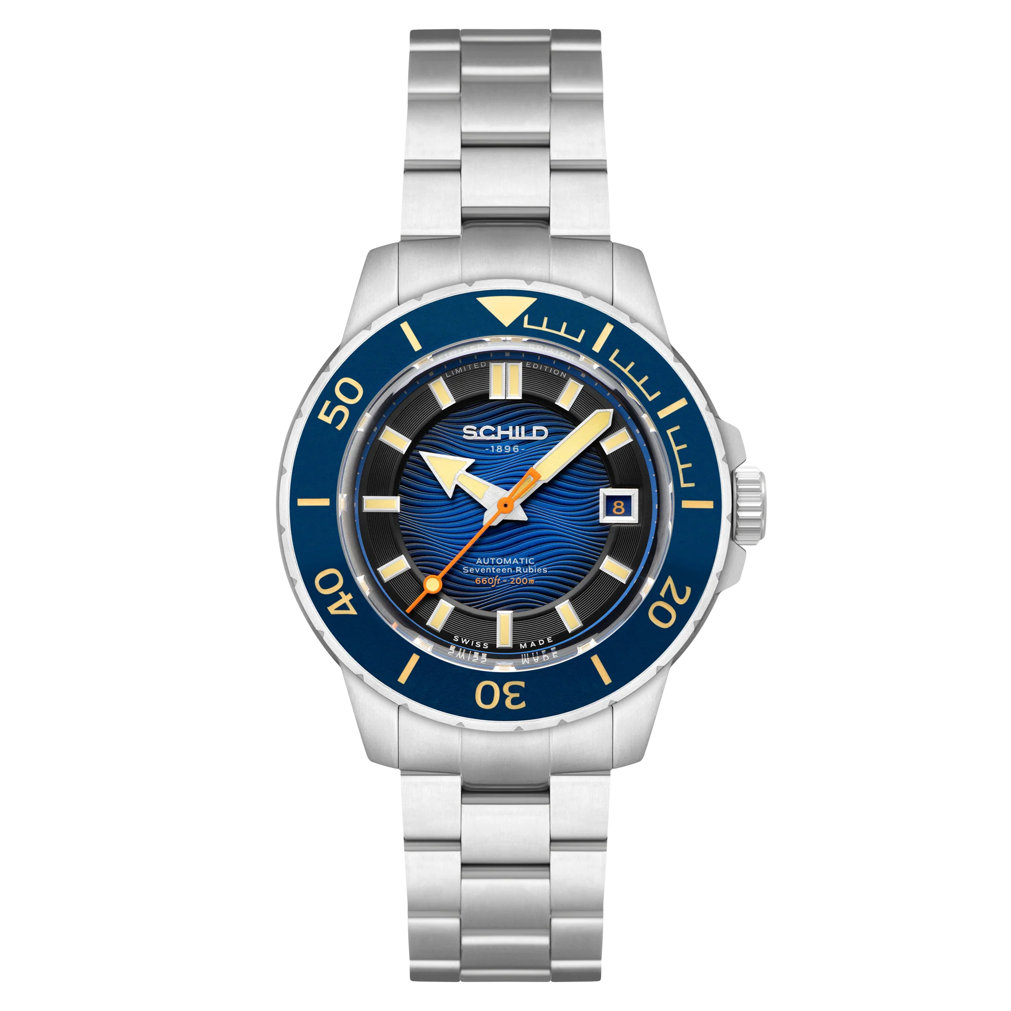 Hermann Swiss Automatic Limited Edition Blue / Stainless Steel | Blue Dial