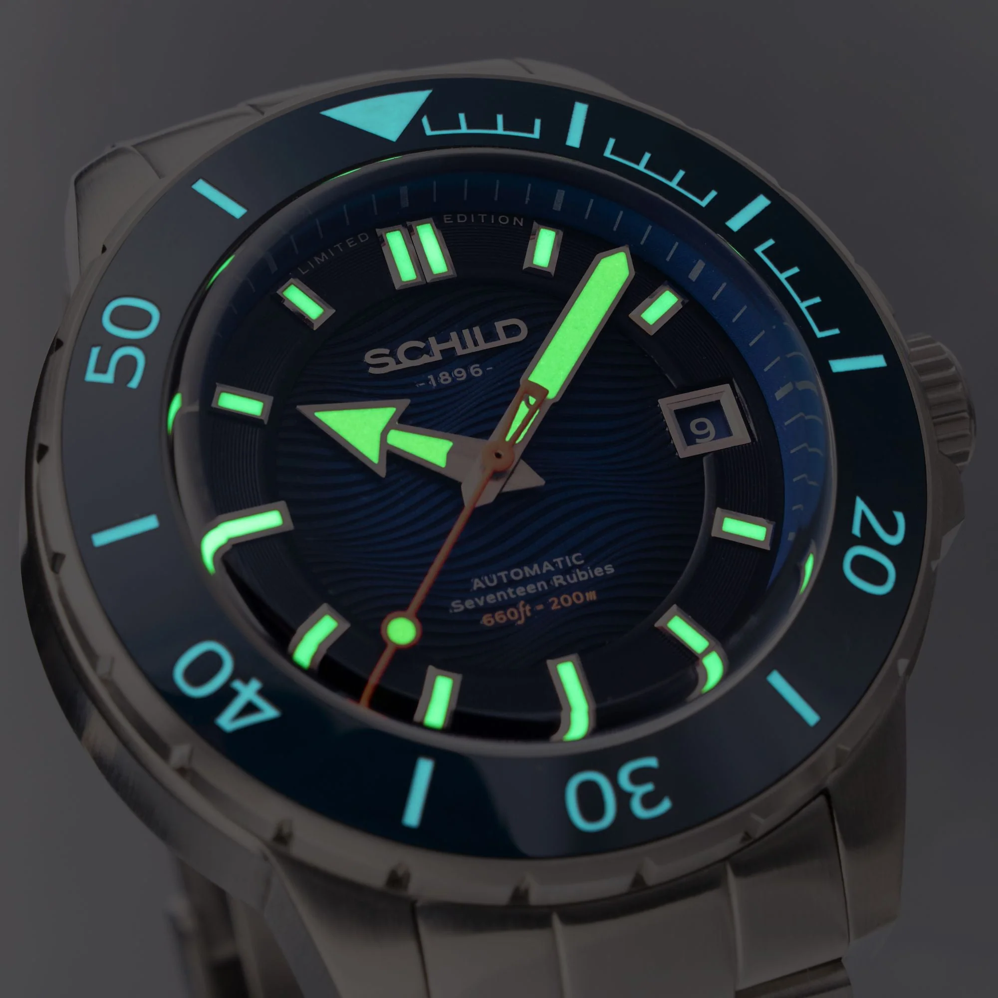 Hermann Swiss Automatic Limited Edition Blue / Stainless Steel | Blue Dial - Image 3