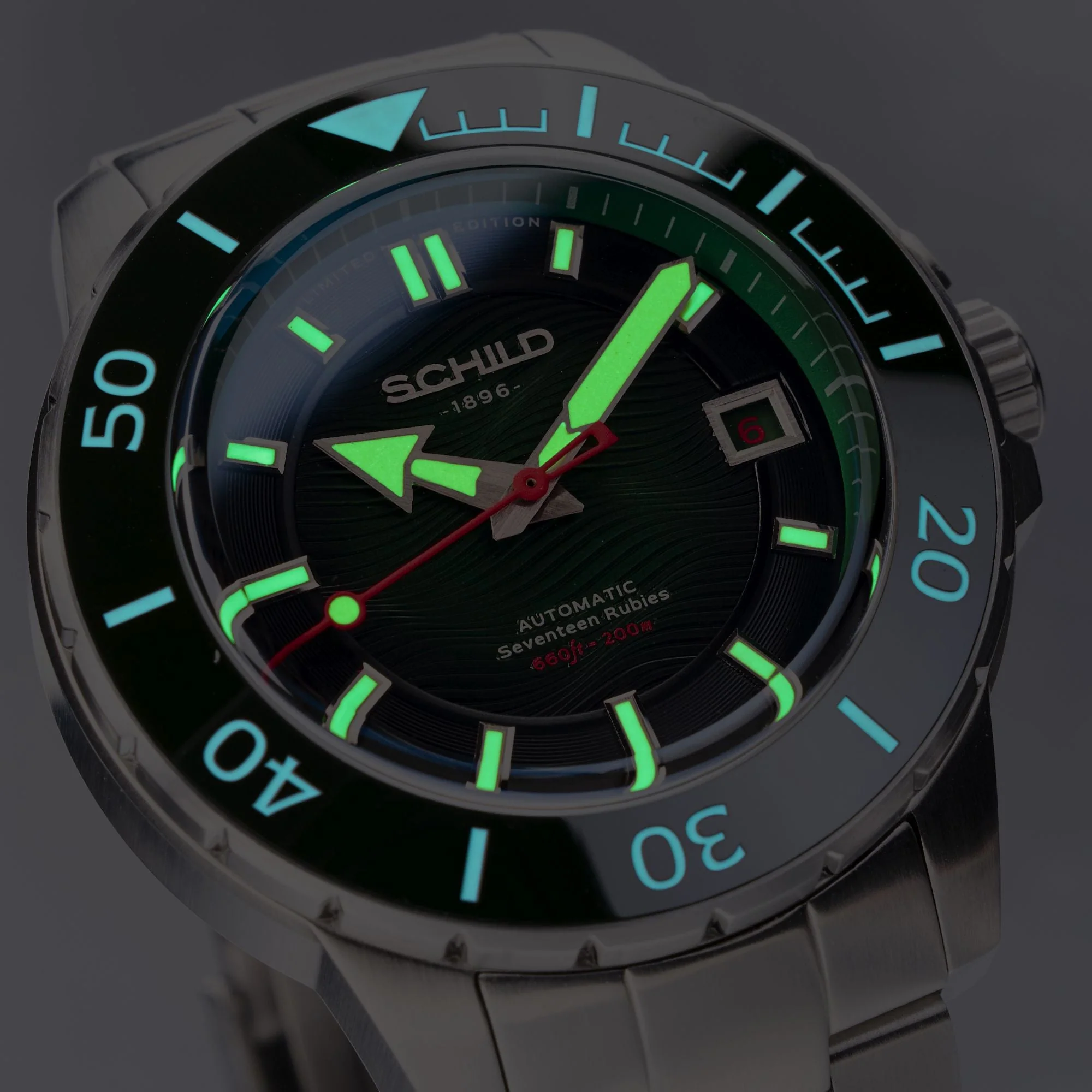 Hermann Swiss Automatic Limited Edition Green / Stainless Steel | Green Dial - Image 3