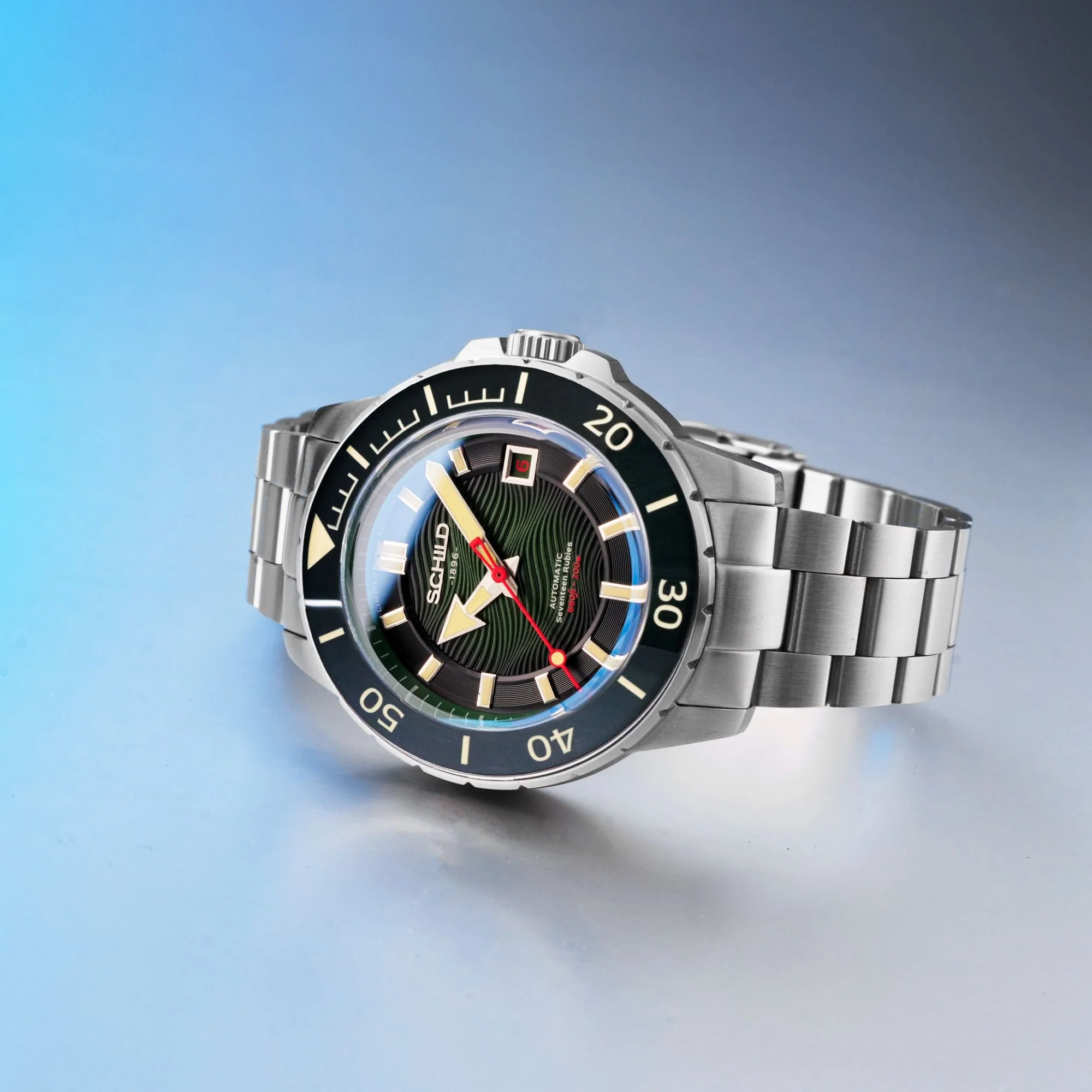 Hermann Swiss Automatic Limited Edition Green / Stainless Steel | Green Dial - Image 4
