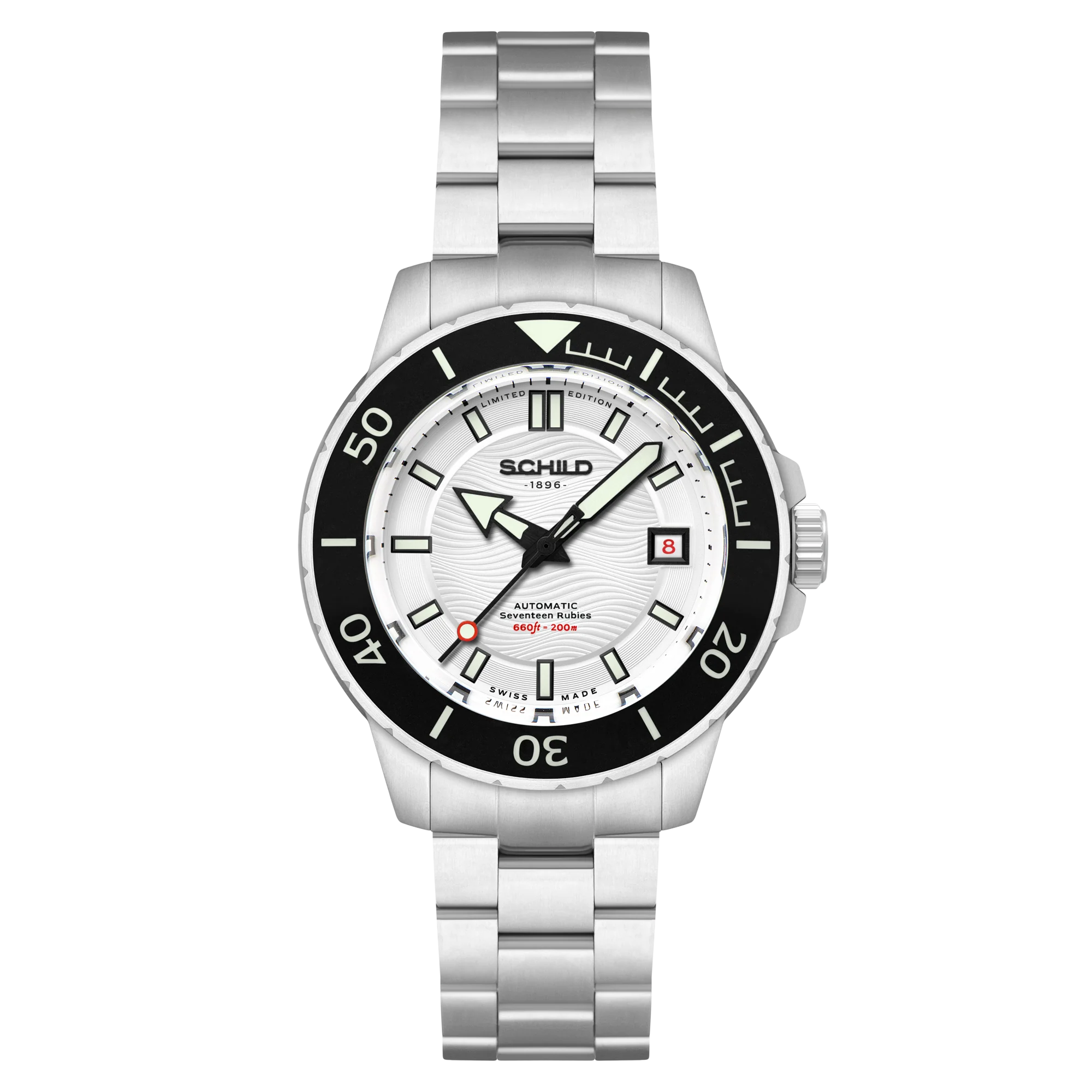 Hermann Swiss Automatic Limited Edition White / Stainless Steel | White Dial