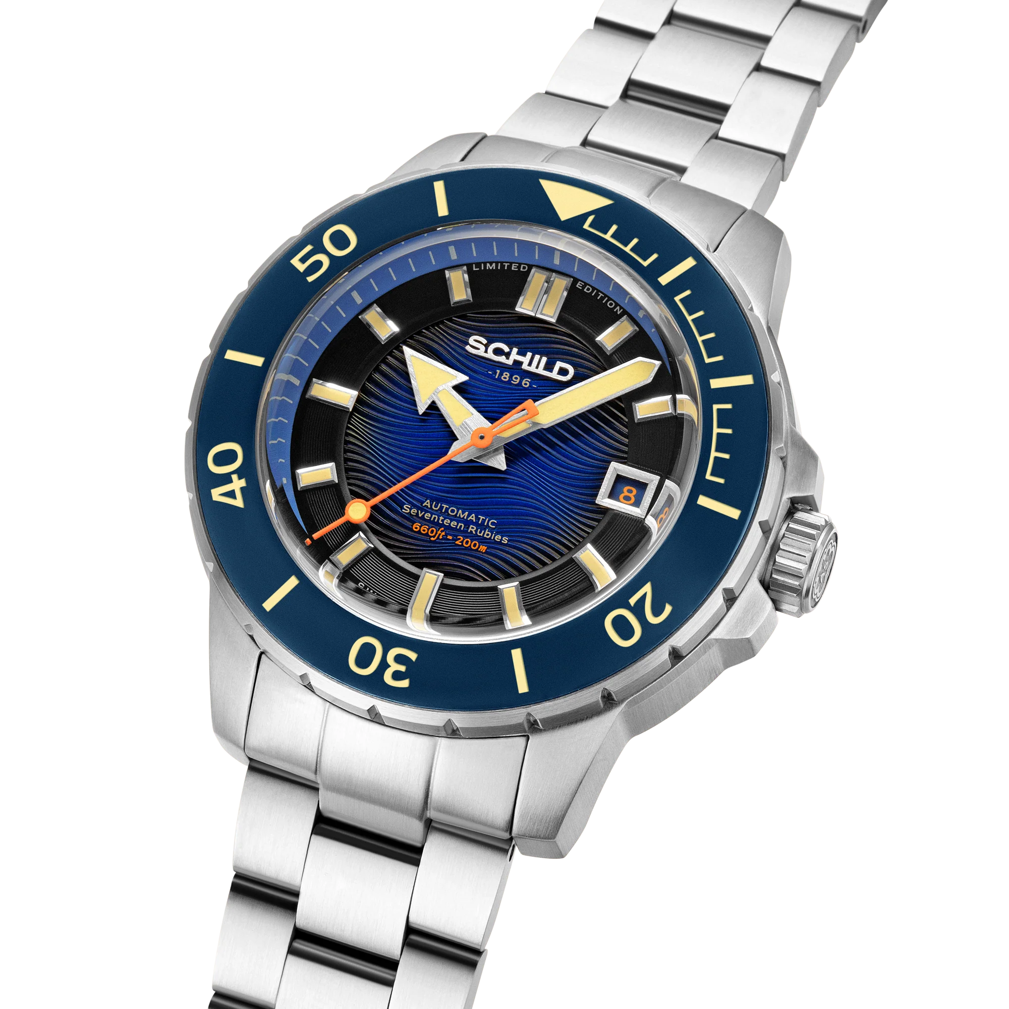 Hermann Swiss Automatic Limited Edition Watch Winder Set Blue / Stainless Steel | Blue Dial - Image 4