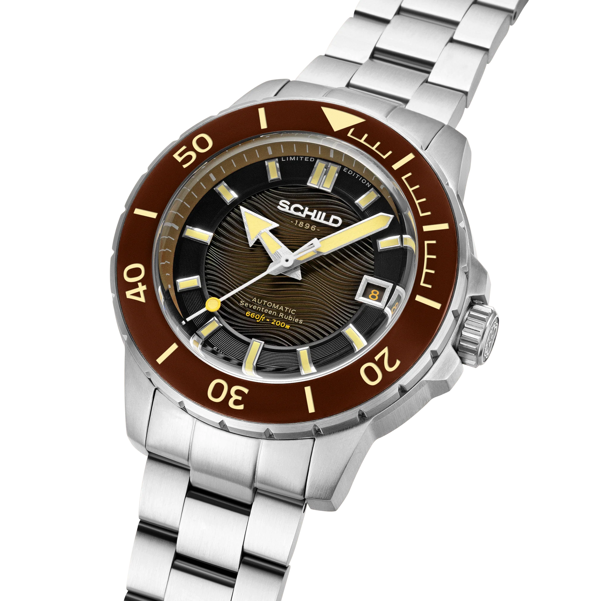 Hermann Swiss Automatic Limited Edition Watch Winder Set Brown / Stainless Steel | Brown Dial - Image 3