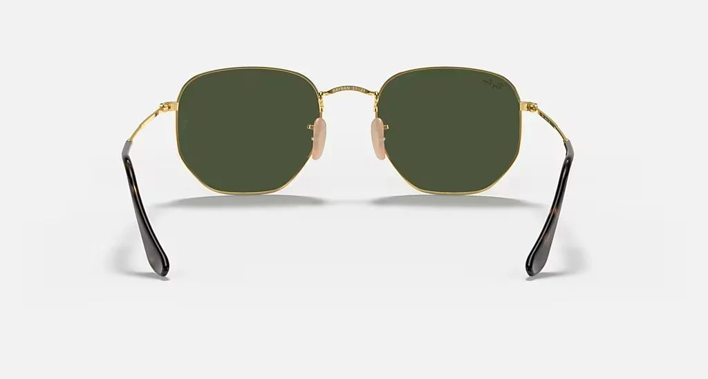 HEXAGONAL FLAT LENSES MEN'S Gold / Green - Image 4