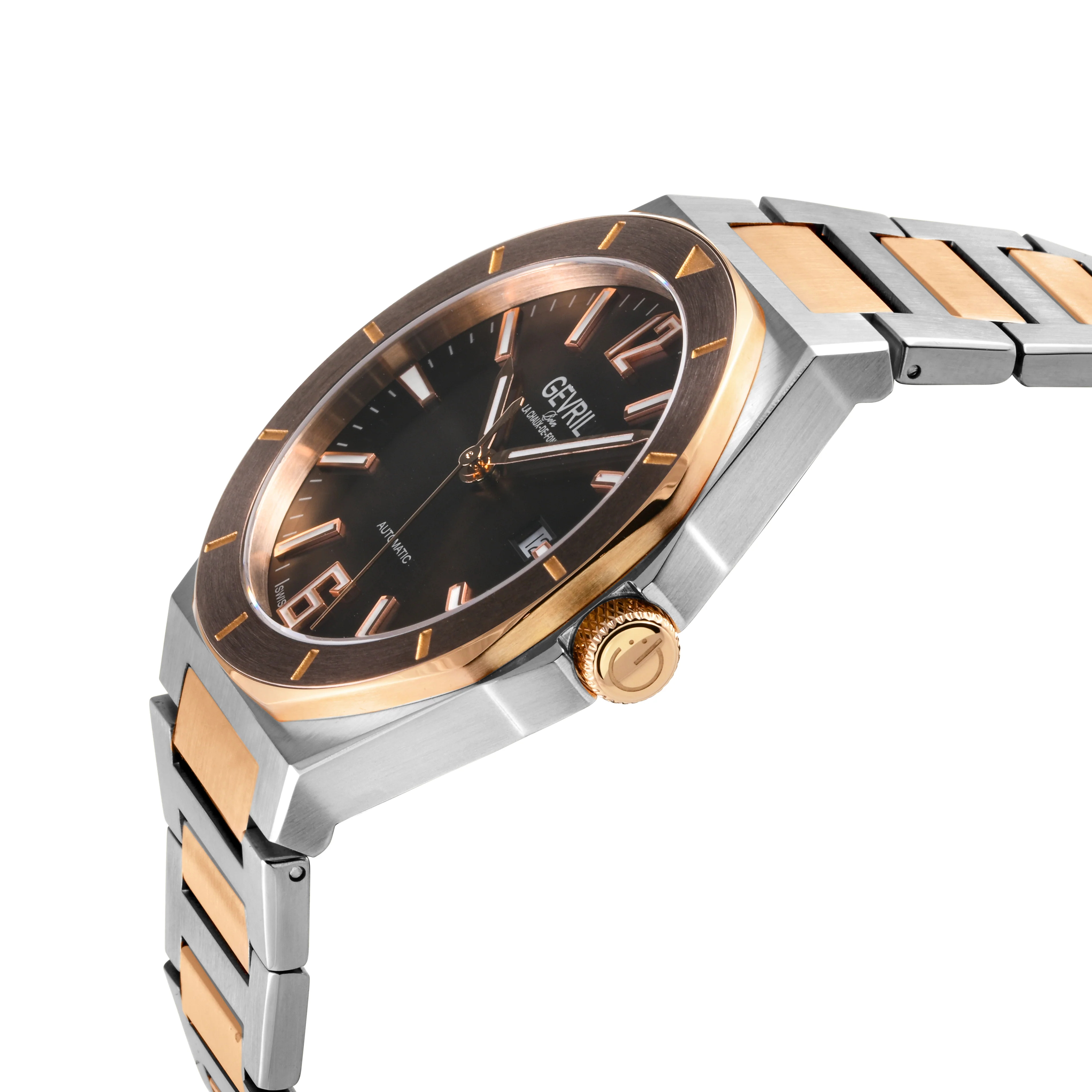 High Line Swiss Made SW200 Brown Two-tone | Brown Dial - Image 2