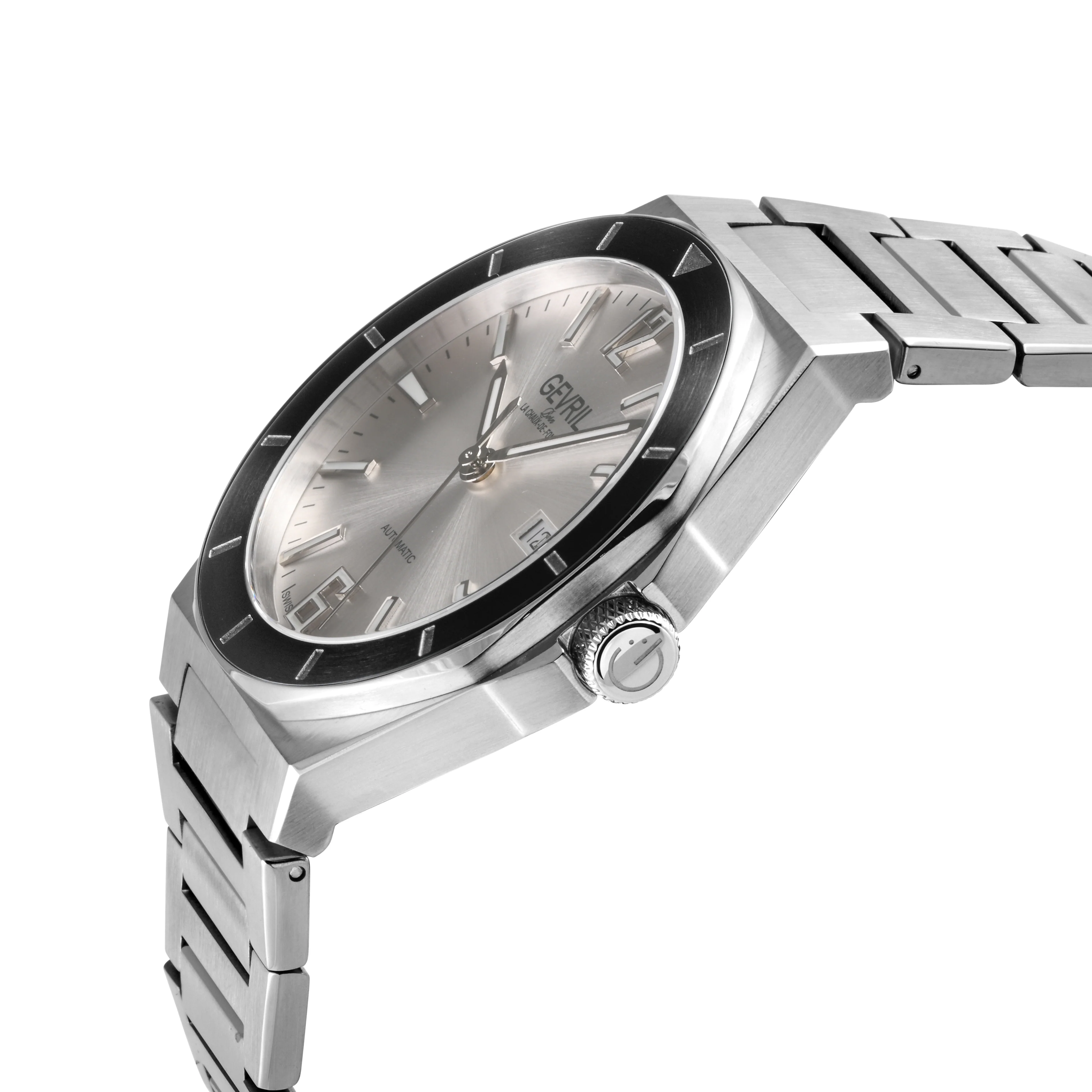 High Line Swiss Made SW200 Silver Silver | Silver Dial - Image 2