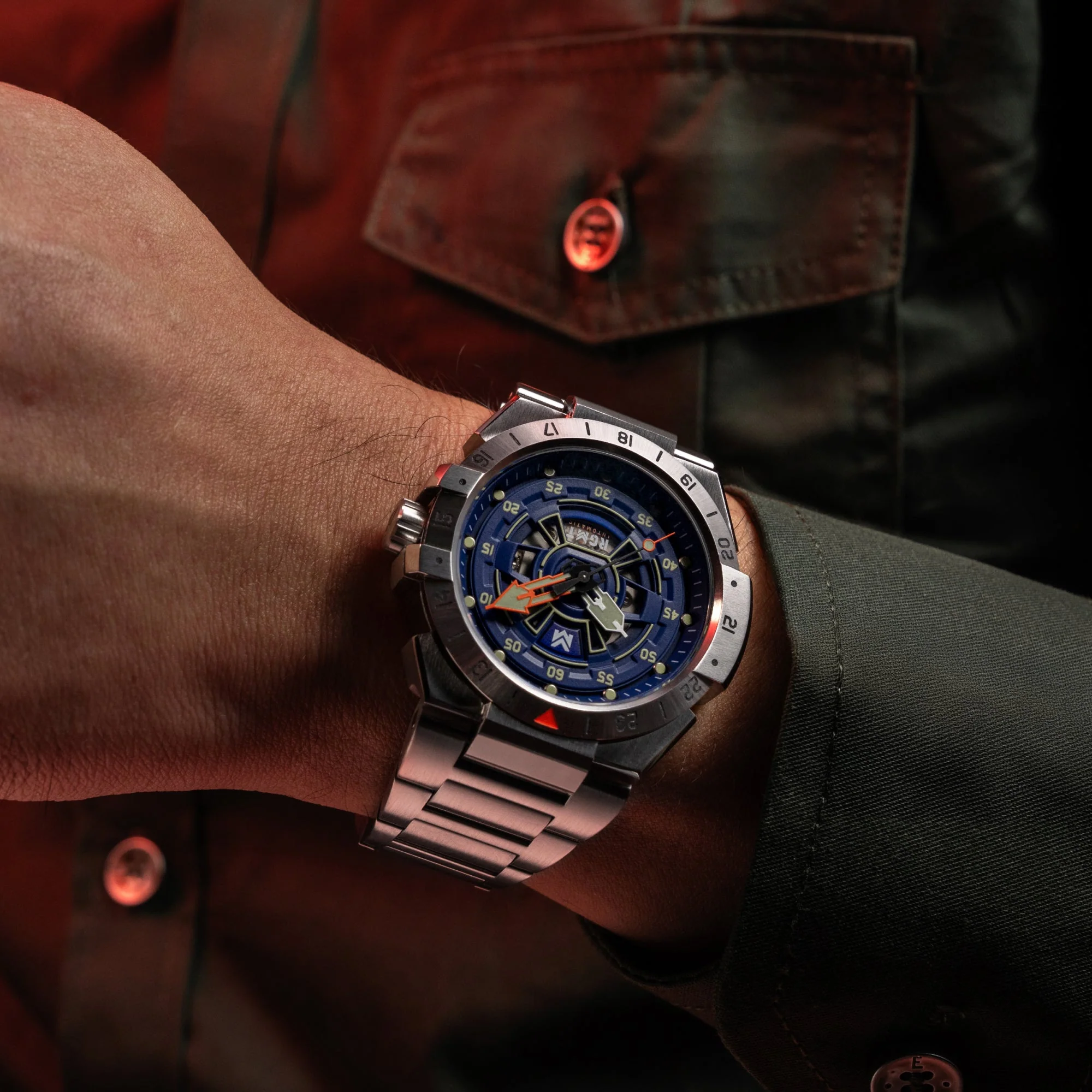 HIMARS AUTOMATIC BLUE / STAINLESS STEEL | Blue Dial - Image 3