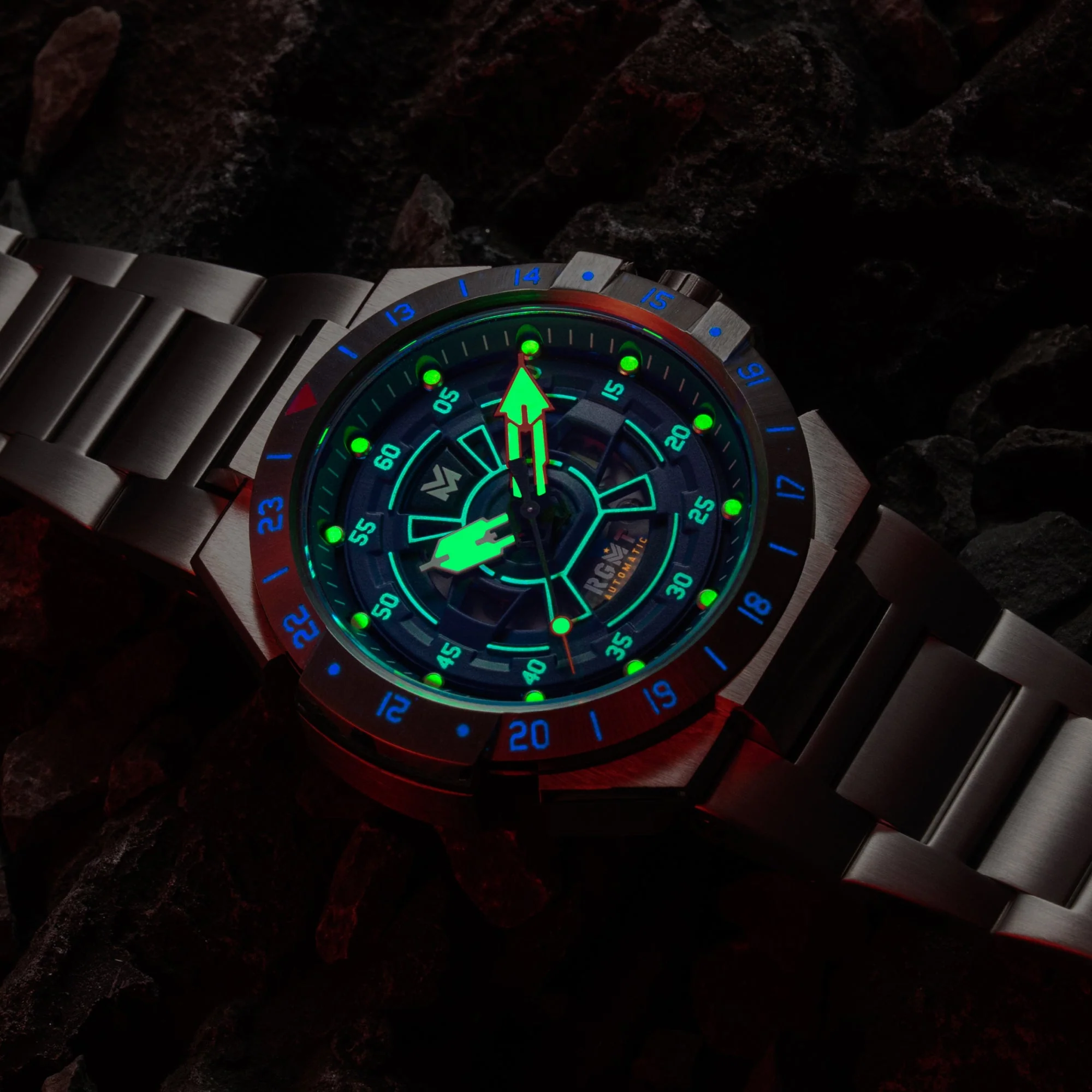 HIMARS AUTOMATIC BLUE / STAINLESS STEEL | Blue Dial - Image 4