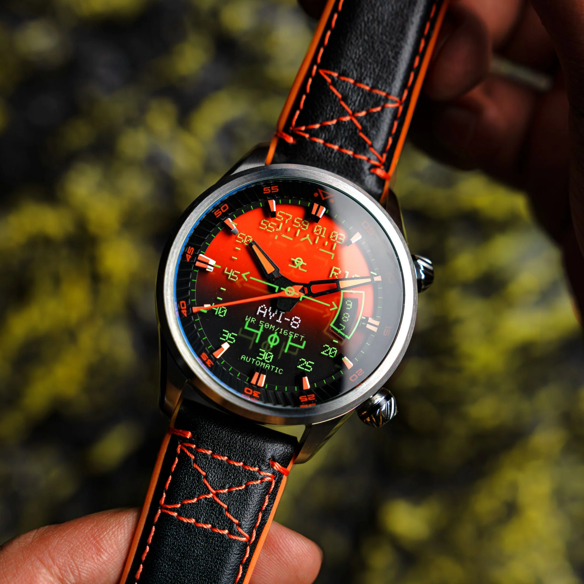 Hud Automatic Orange / Leather | Orange Dial - Image 3