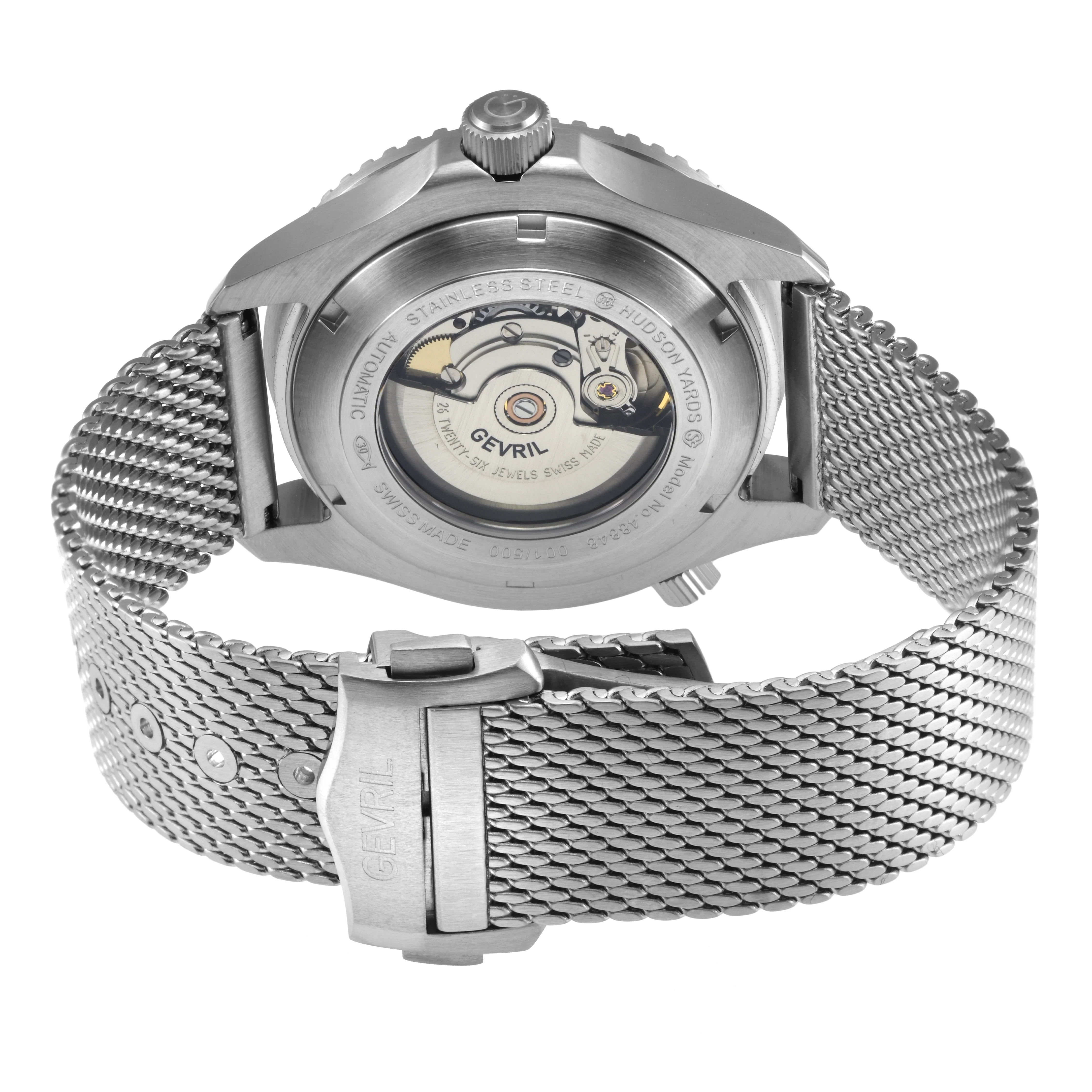 Hudson Yards Swiss Automatic SW200 - Date display Diver watch, Brown Ceramic bezel, Brown enamel dial with Old Radium Luminous | Brown Dial - Image 3