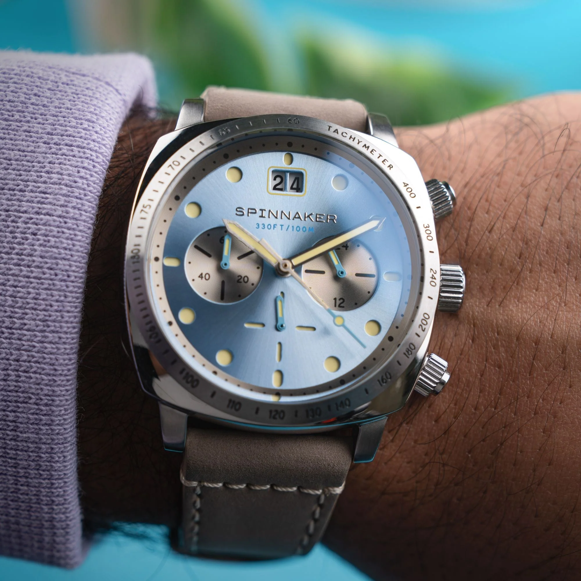 Hull Chronograph Blue / Leather | Blue Dial - Image 2