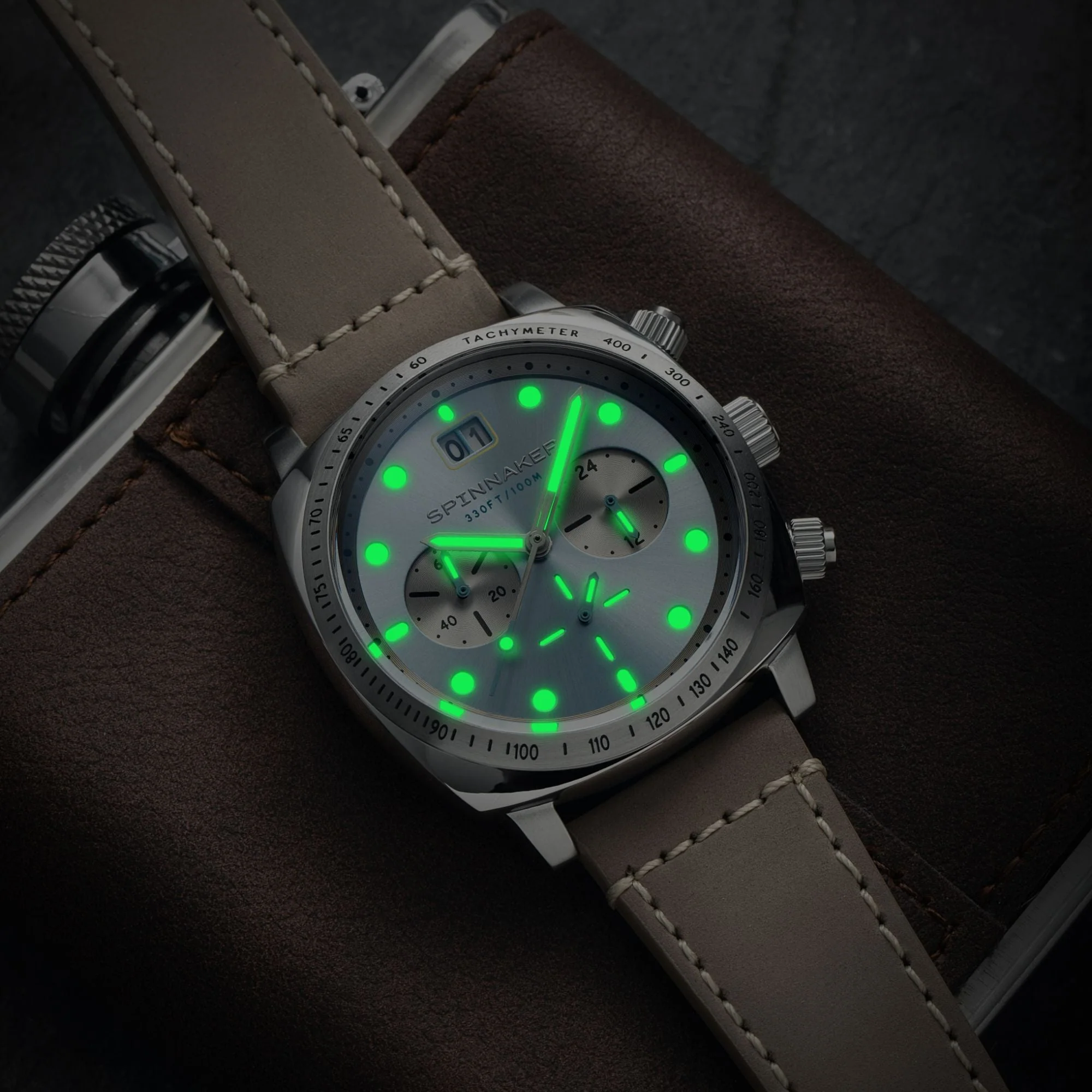 Hull Chronograph Blue / Leather | Blue Dial - Image 3
