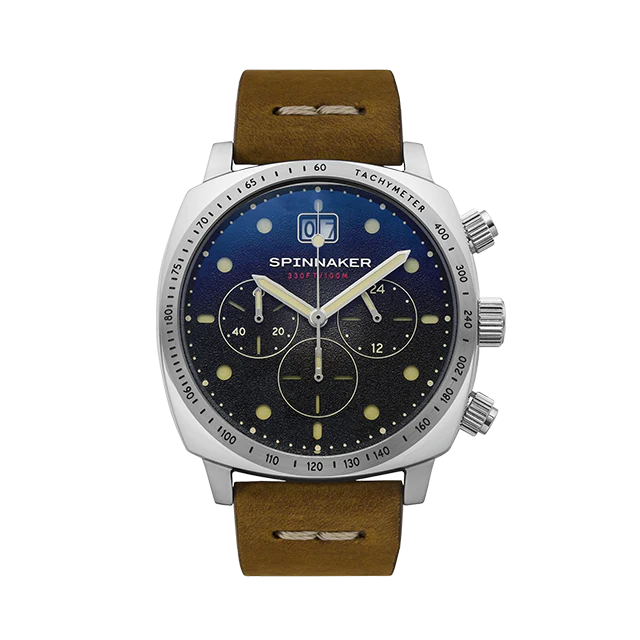Hull Chronograph Black & Brown / Leather Black Dial - Image 9