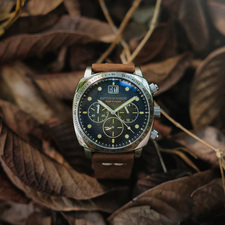 Hull Chronograph Green Dial / Leather | Green Dial - Image 10