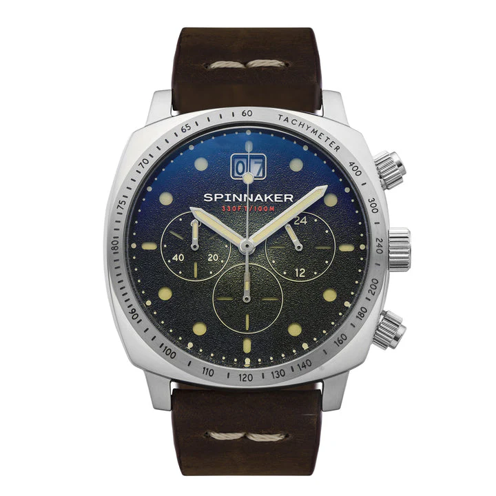 Hull Chronograph Green Dial / Leather | Green Dial - Image 8