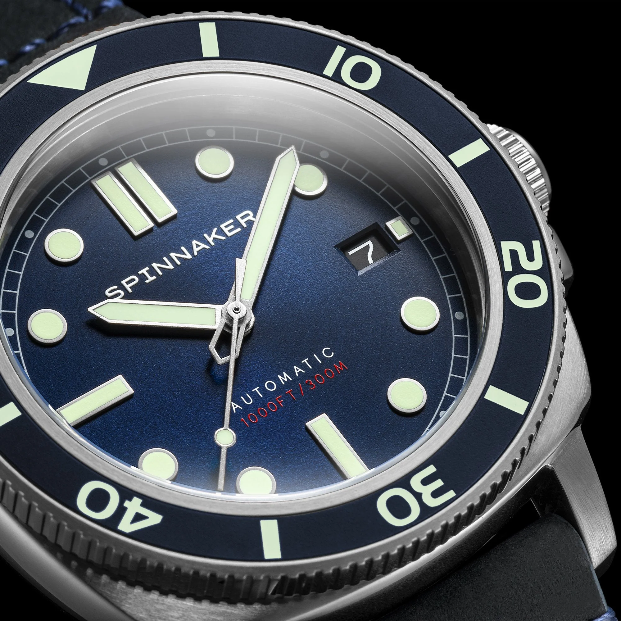 Hull Diver Blue / Leather | Blue Dial - Image 10