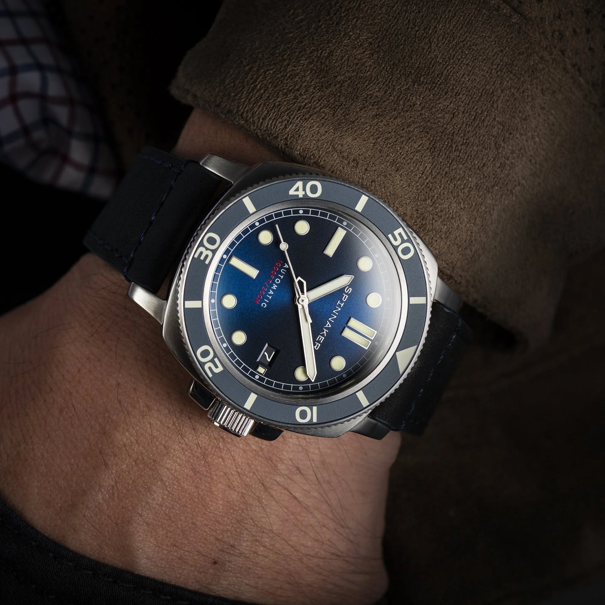 Hull Diver Blue / Leather | Blue Dial - Image 4
