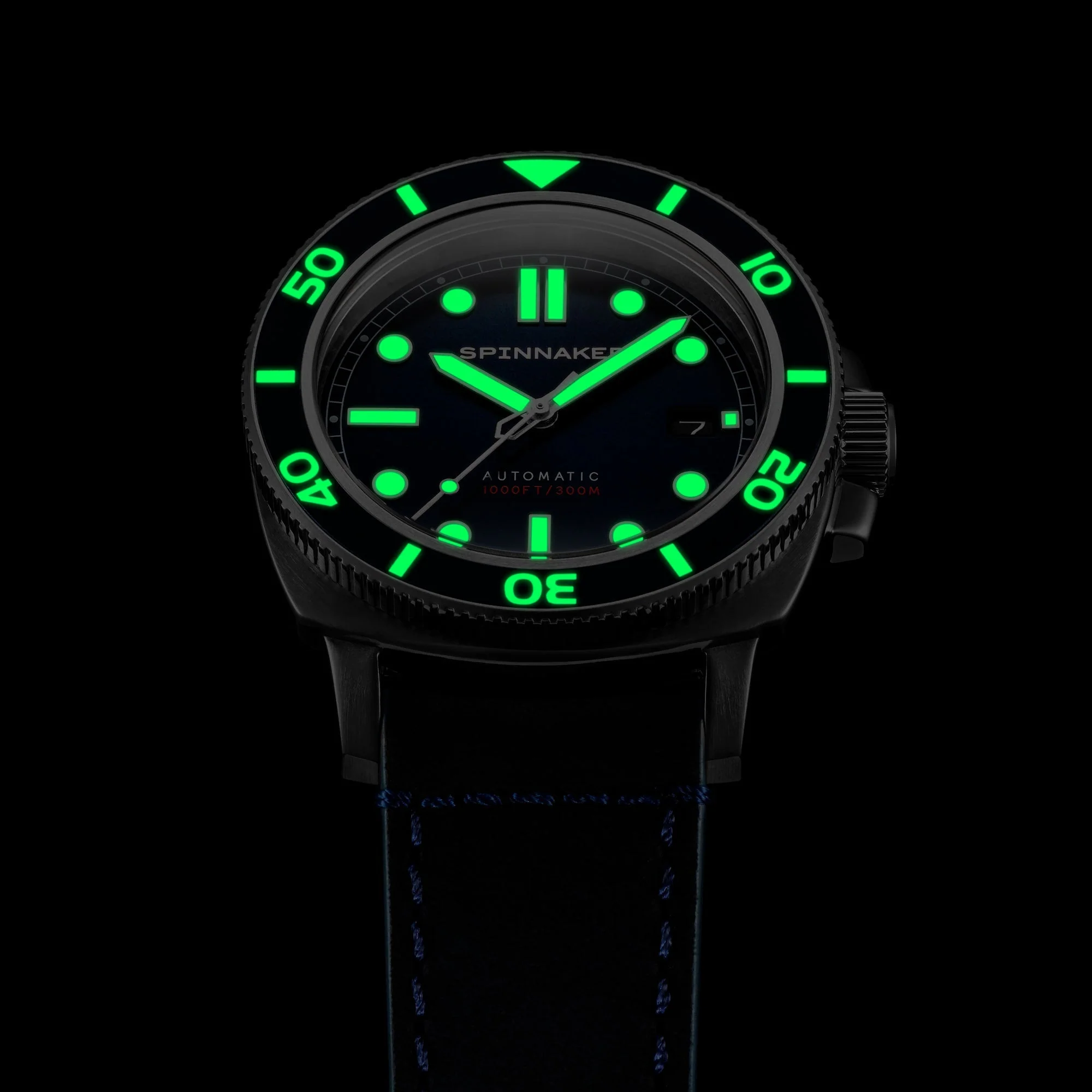 Hull Diver Blue / Leather | Blue Dial - Image 5