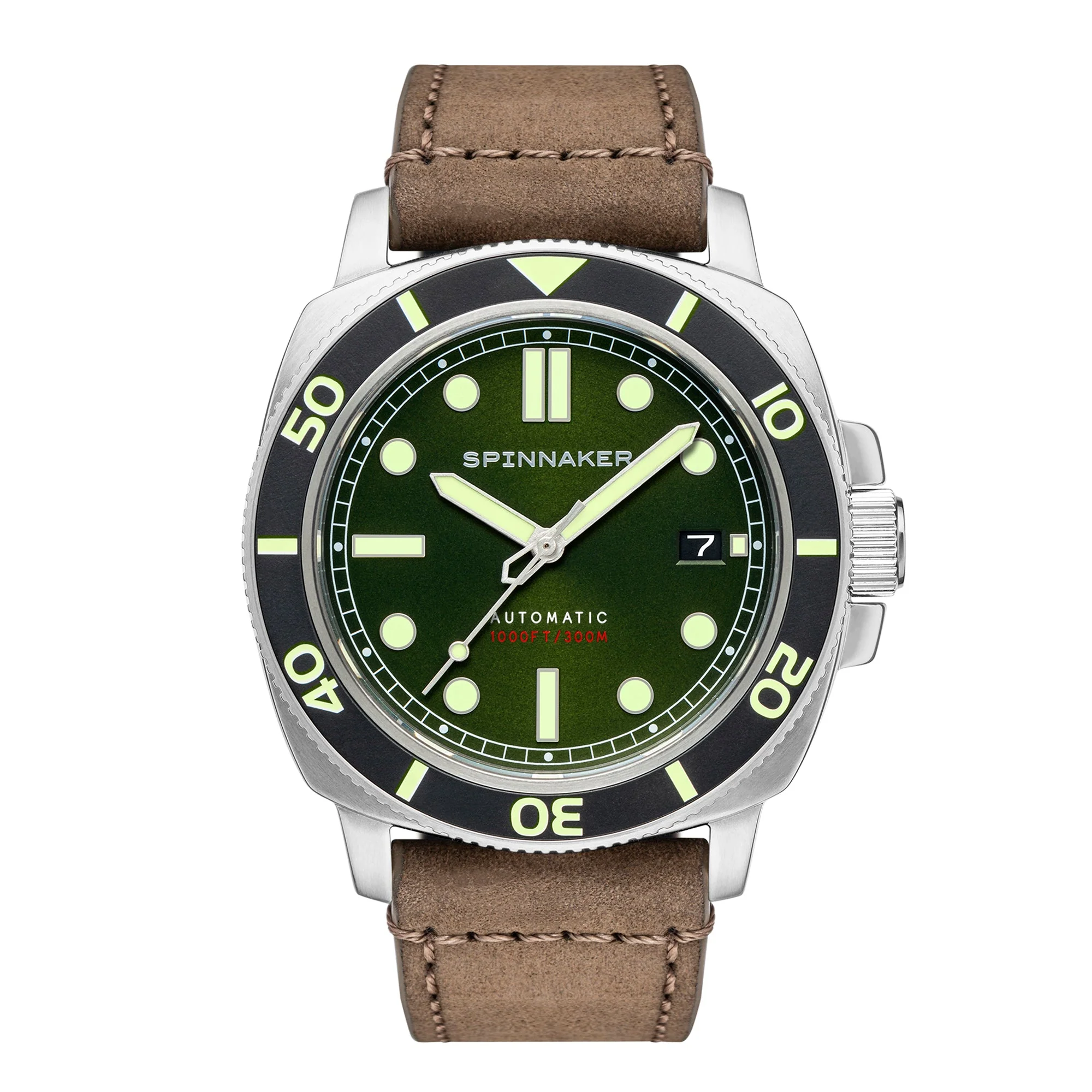 Hull Diver Green / Leather | Green Dial - Image 7