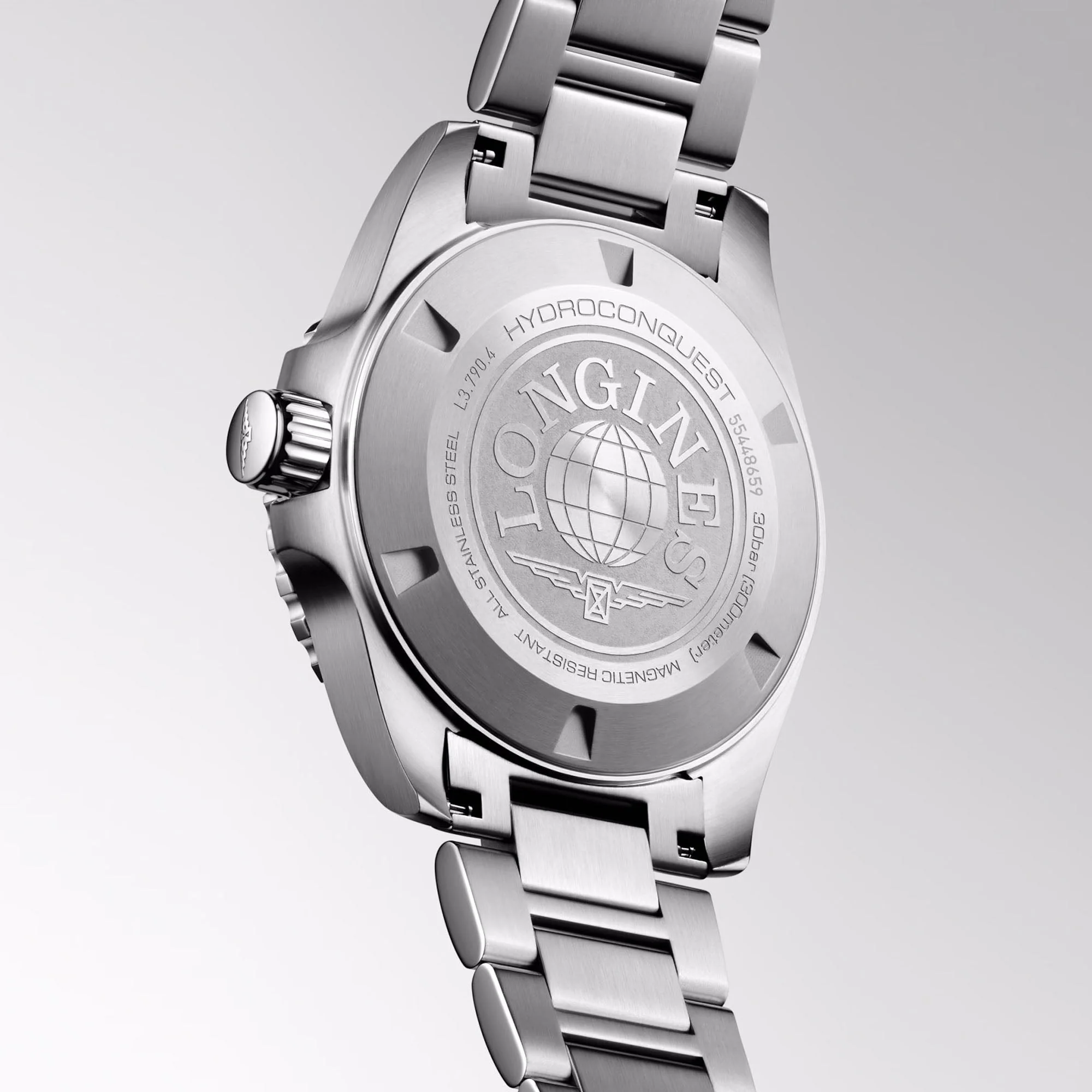 HYDROCONQUEST GMT Green / Stainless Steel | Green Dial - Image 3