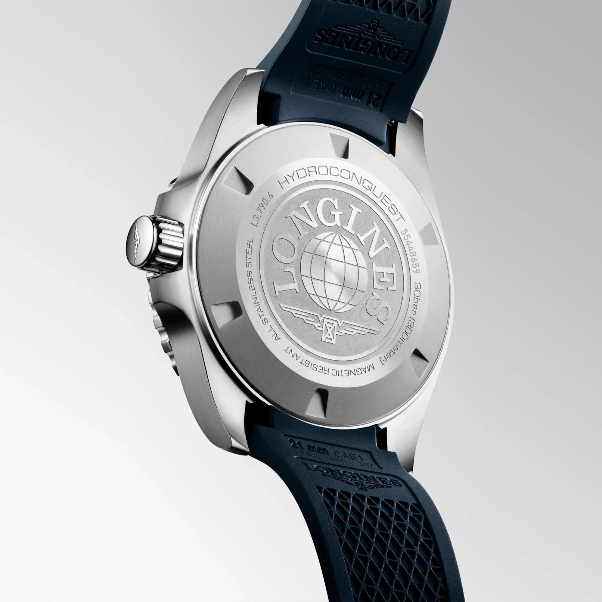 HYDROCONQUEST GMT Blue / Rubber | Blue Dial - Image 3