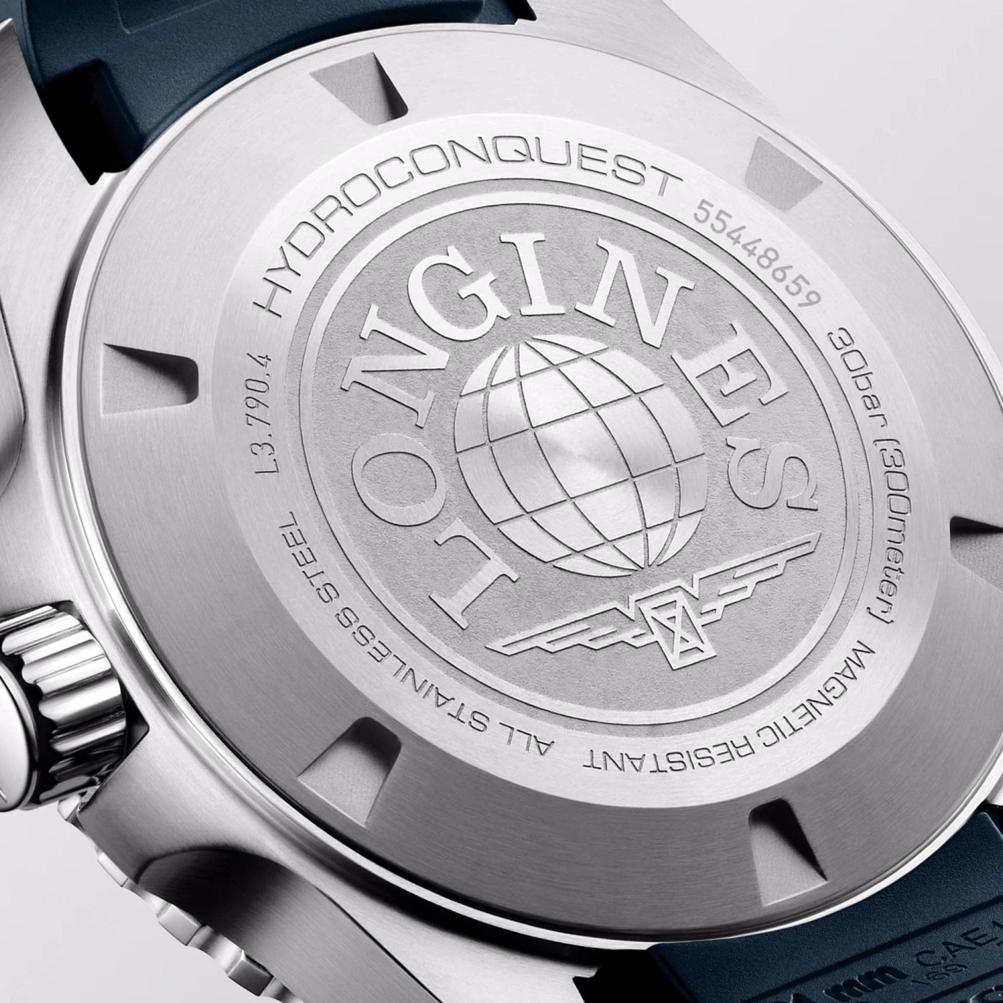 HYDROCONQUEST GMT Blue / Rubber | Blue Dial - Image 4