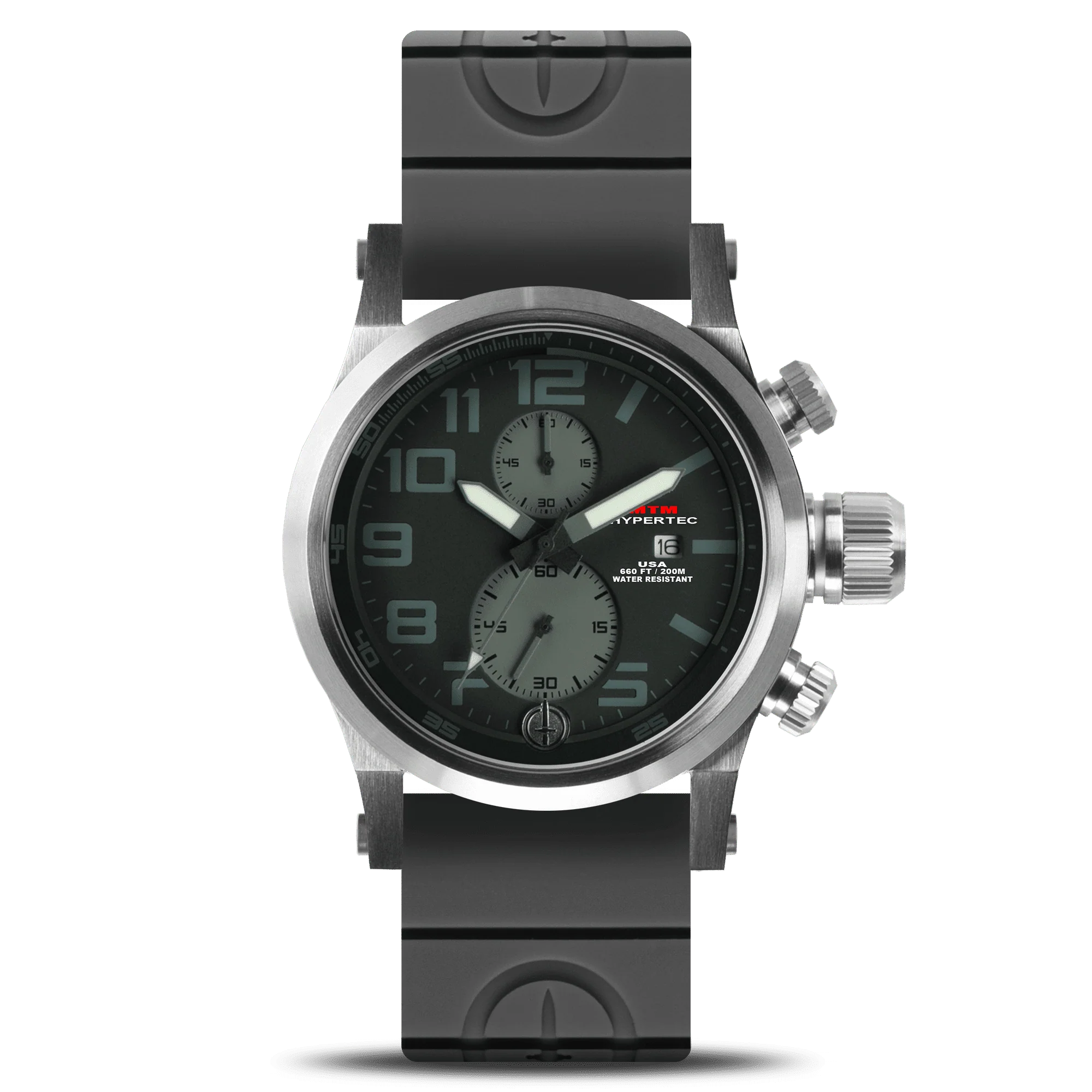 Hypertec Chrono 2 Silver/Gray | Black Dial