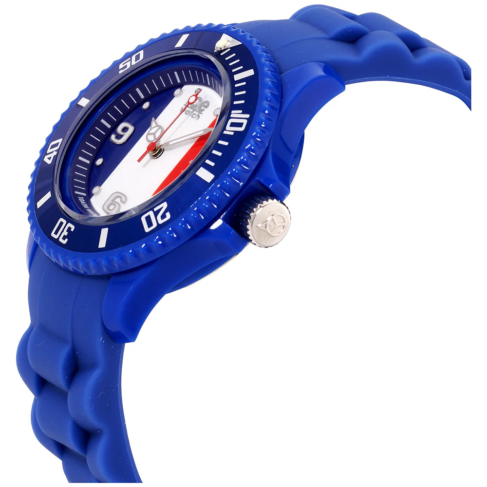Ice-World 36mm / Blue White Red / Blue | Multi-Color Dial - Image 2