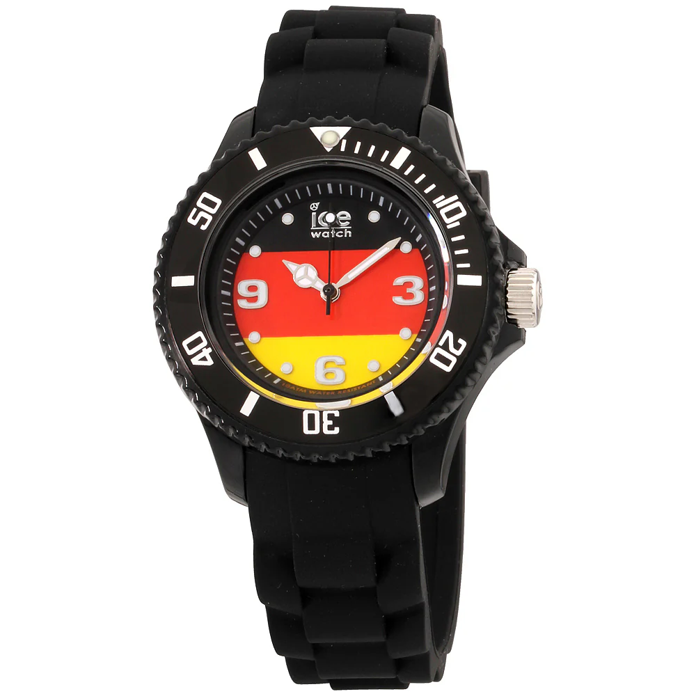 Ice-World 40mm / Black Red Yellow / Black | Multi-Color Dial