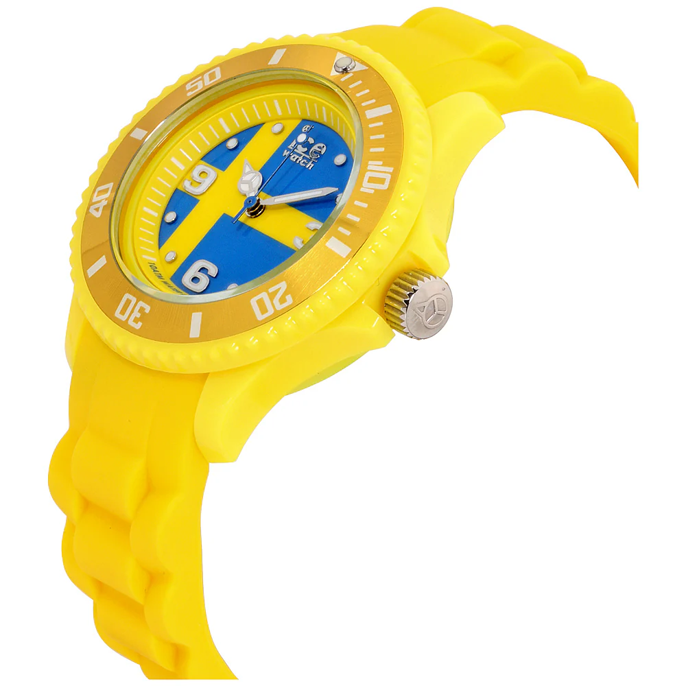 Ice-World 40mm / Blue and Yellow / Yellow | Blue and Yellow Dial - Image 2