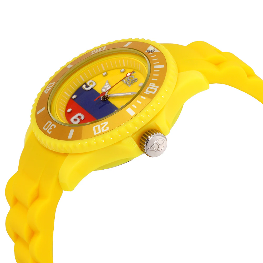 Ice-World 40mm / Blue Yellow Red / Yellow | Multi-Color Dial - Image 2