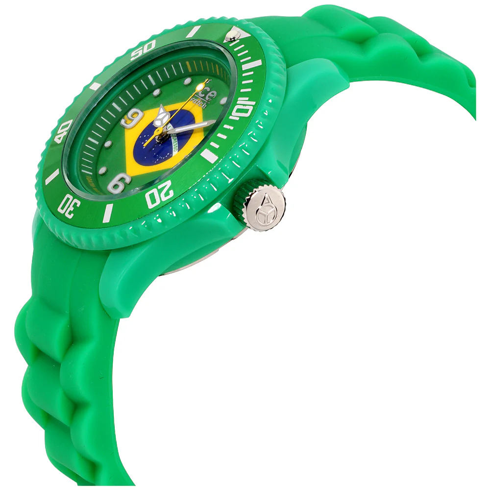 Ice-World 40mm / Green and Yellow / Green | Multi-Color Dial - Image 2