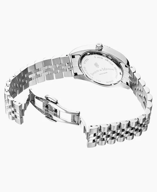 Jacques du Manoir Inspiration Business Silver tone | Silver Dial - Image 4