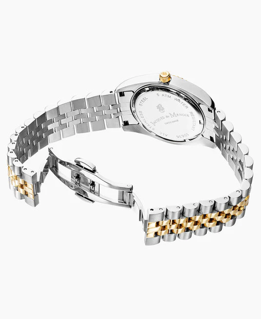 Jacques du Manoir Inspiration Business Two-tone Black dial | Black Dial - Image 4