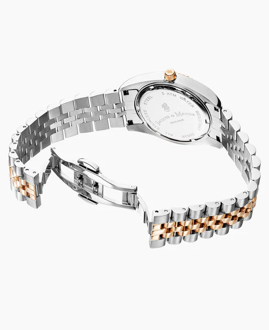 Jacques du Manoir Inspiration Business Two-tone Brown | Brown Dial - Image 4