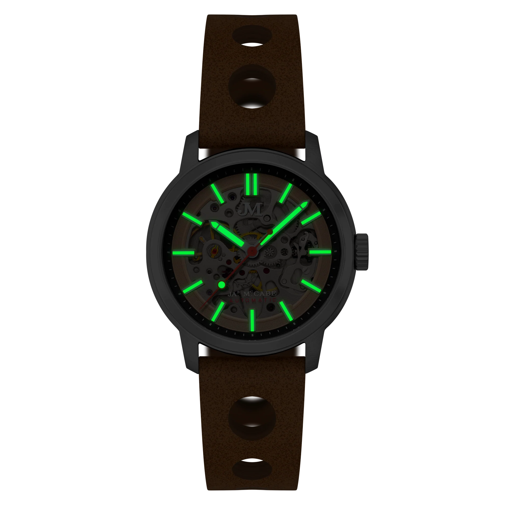 James McCabe Rally Automatic Tan / Leather | Tan Dial - Image 3