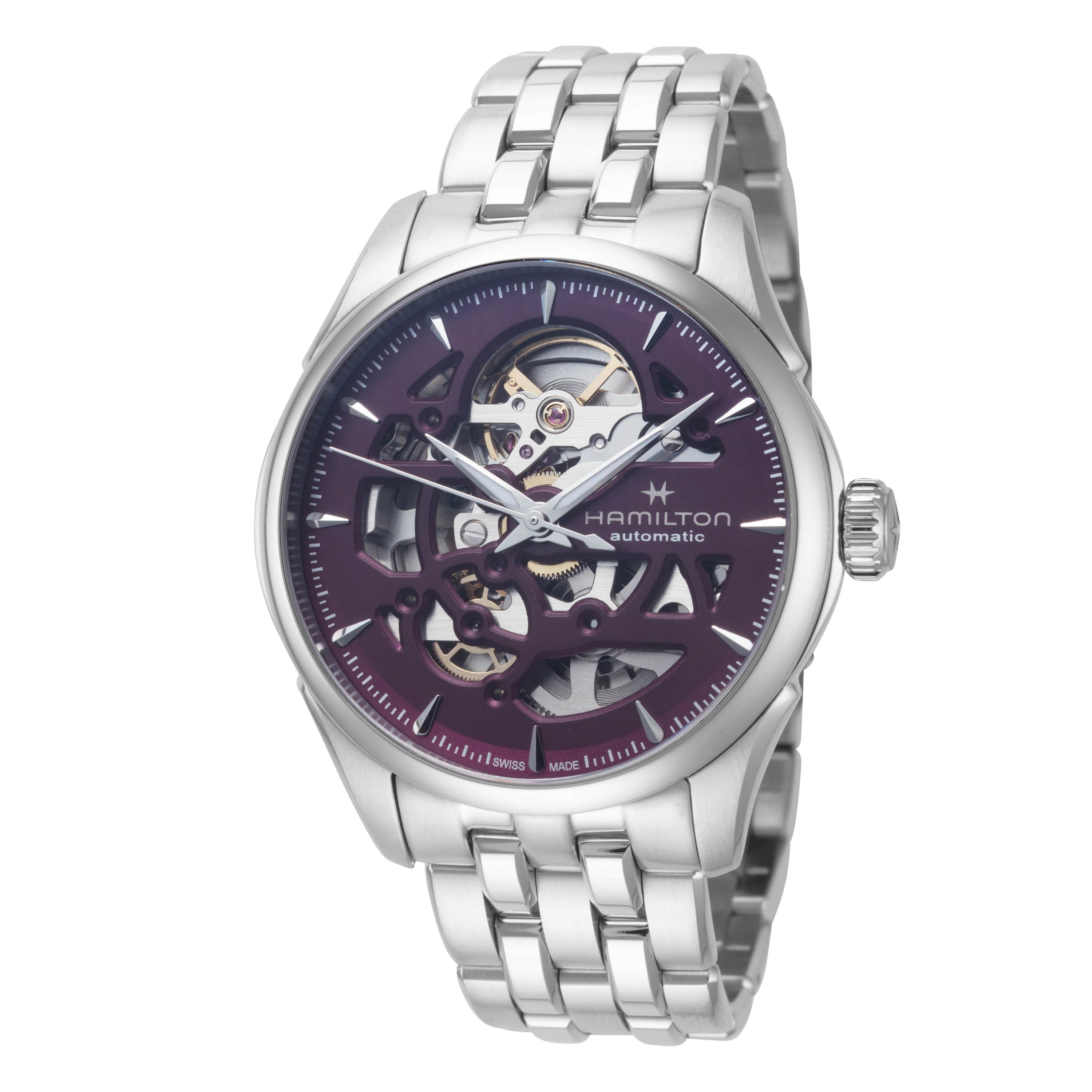 Jazzmaster 36mm / Purple / Silver | Purple Dial