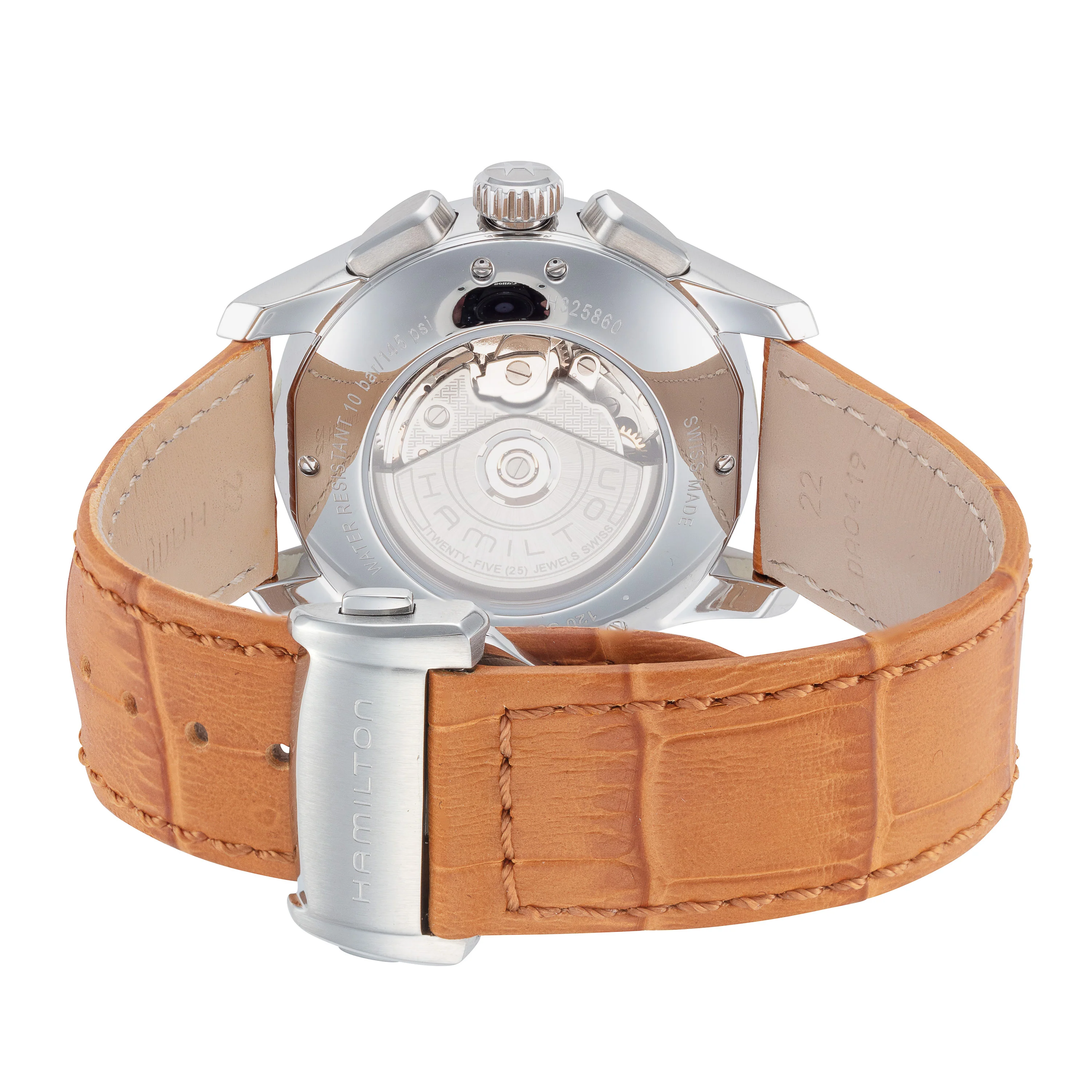 Jazzmaster 42mm / Silver / Brown | Silver Dial - Image 3