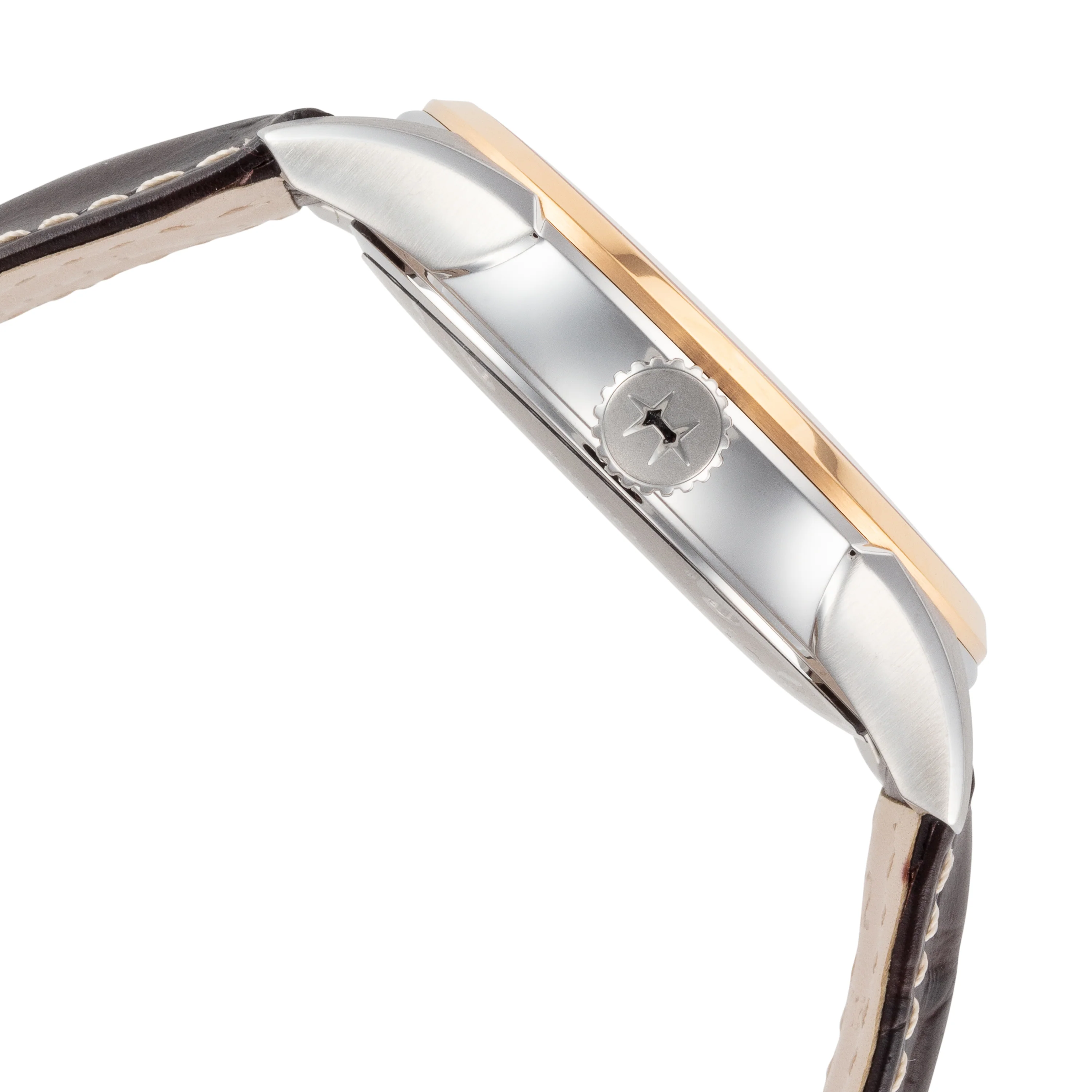 Jazzmaster 44mm / Silver / Brown | Silver Dial - Image 3
