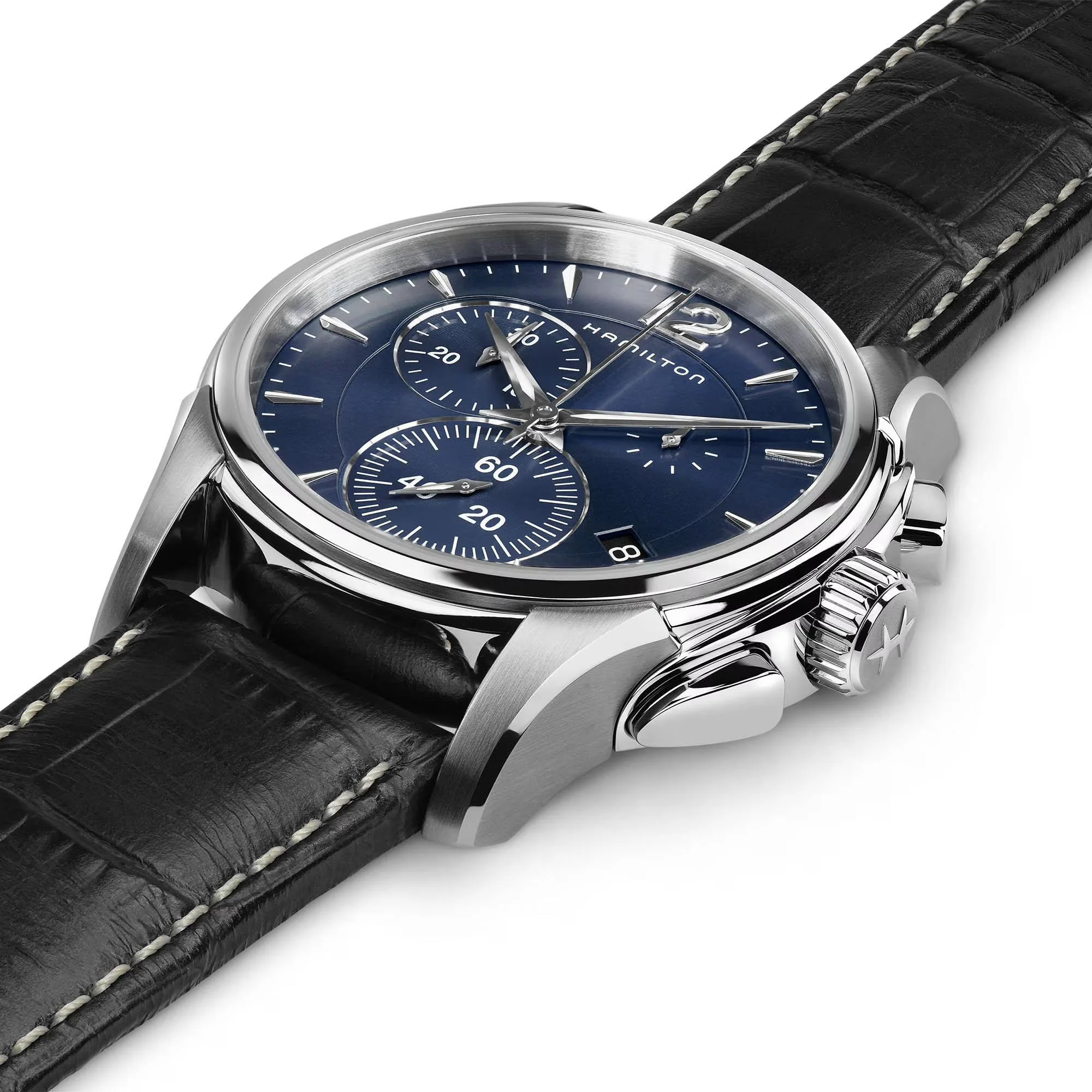 Jazzmaster Black/SS | Blue Dial - Image 2