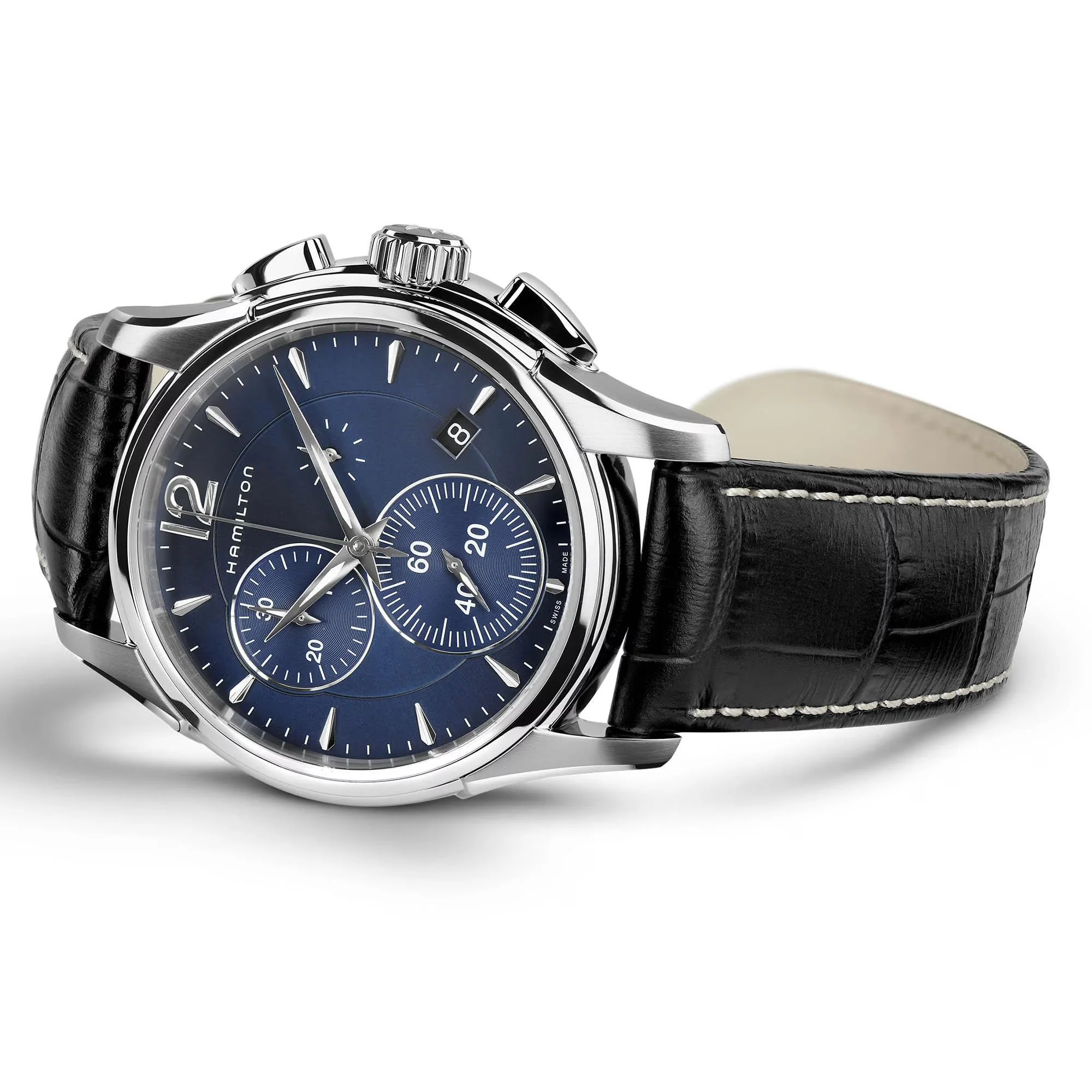Jazzmaster Black/SS | Blue Dial - Image 3