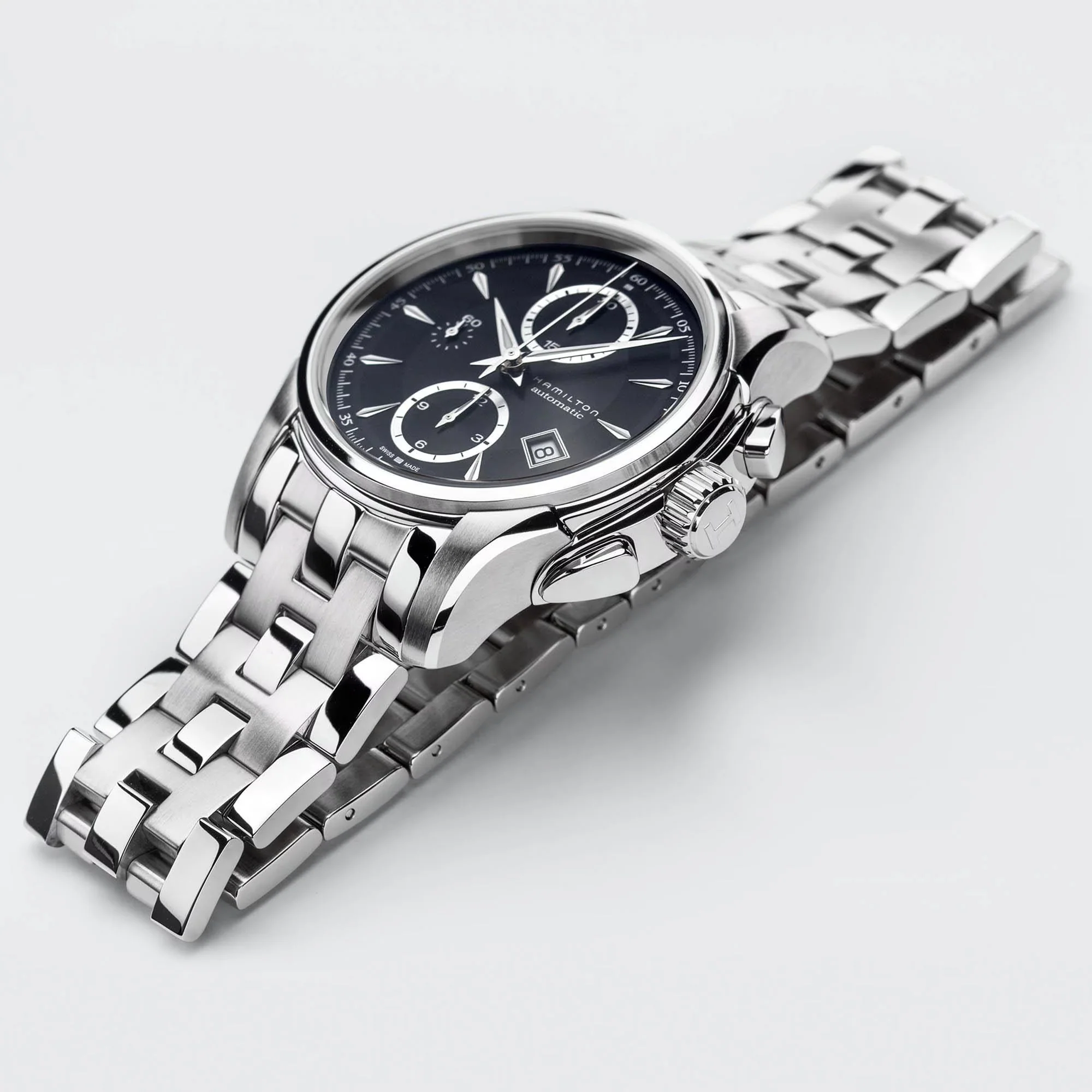 Jazzmaster Silver/SS Black Dial - Image 2