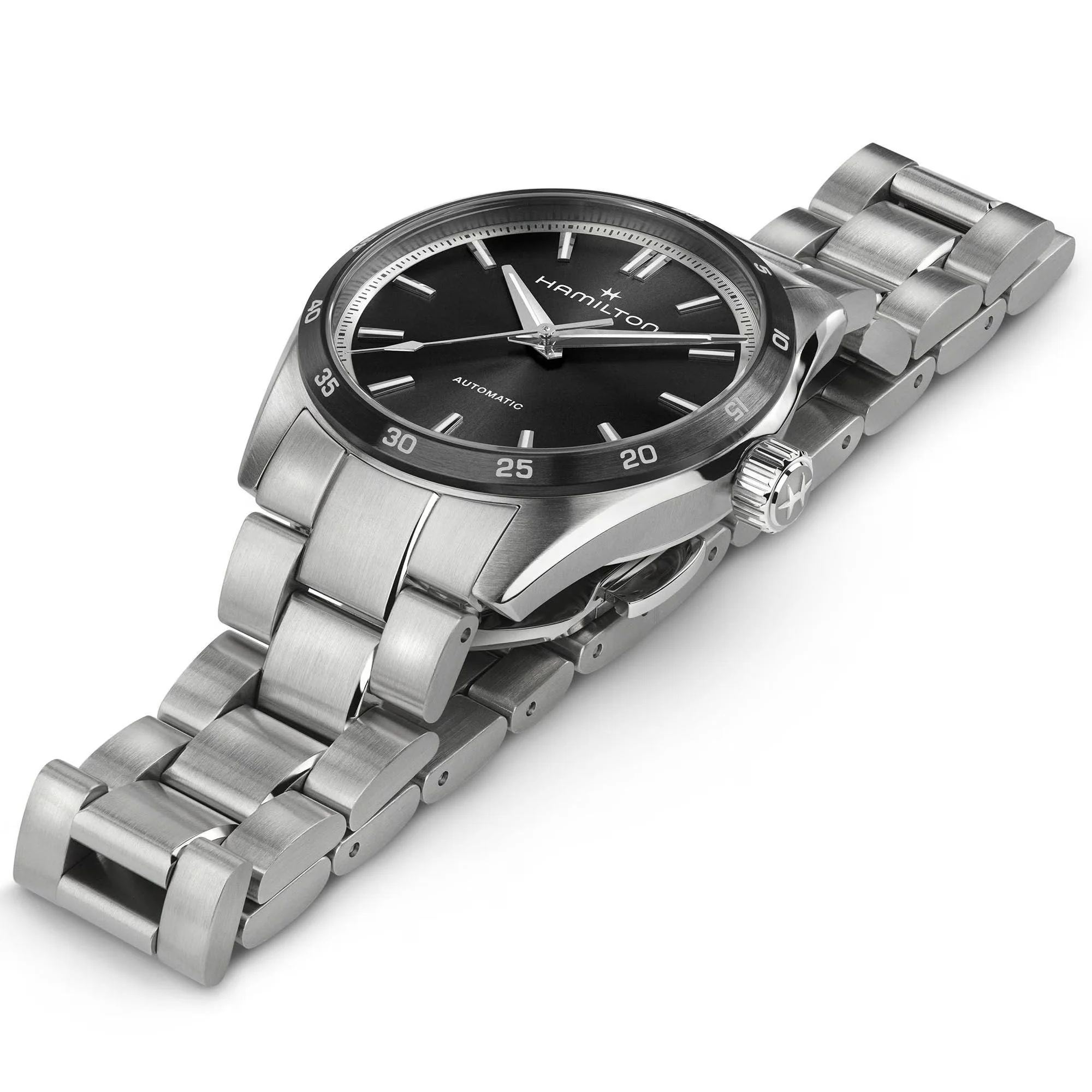 Jazzmaster Silver/SS Black Dial - Image 2